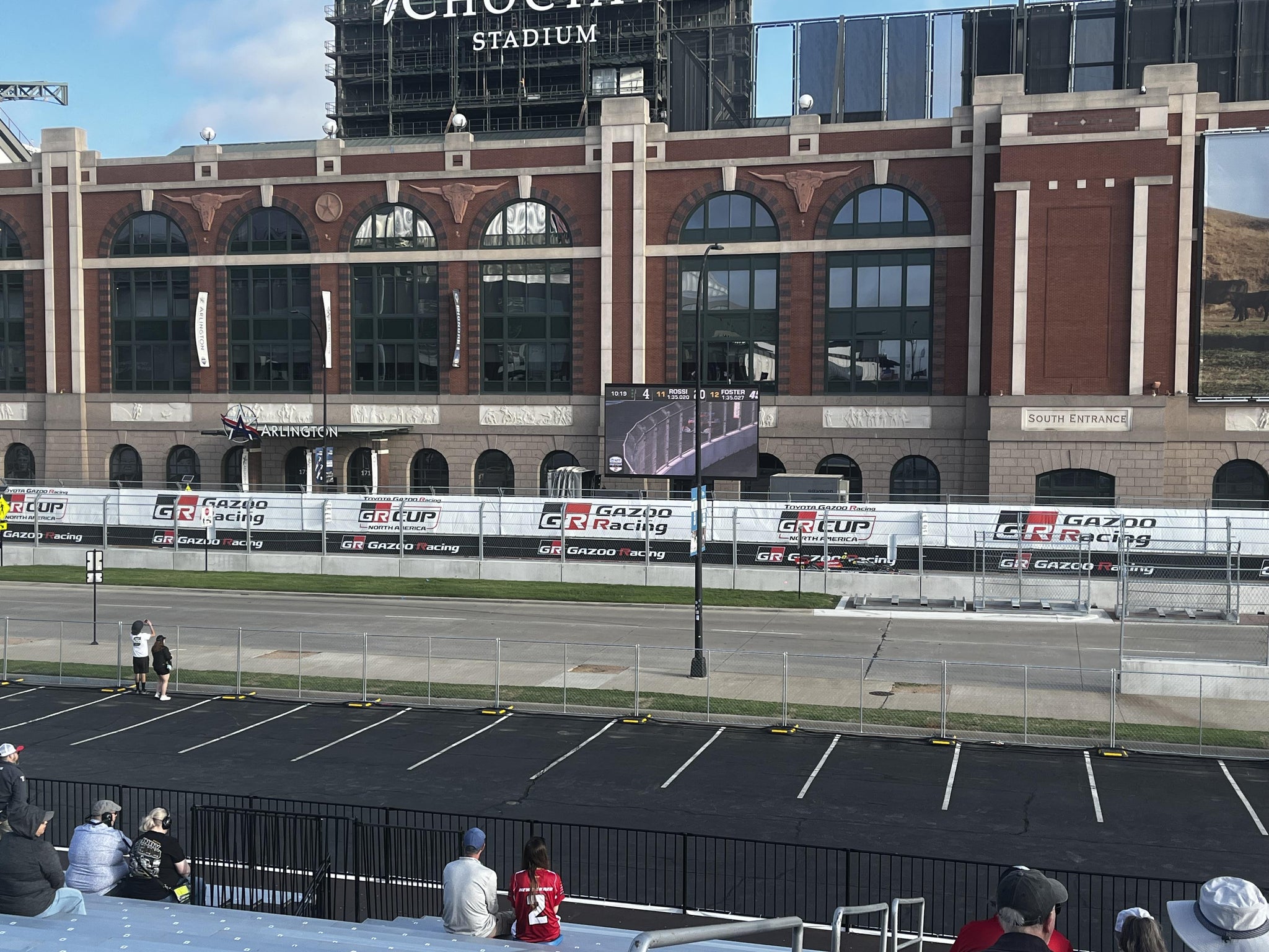 Real Fan View taken from Speed Trap Grandstand 7 Section A at AT&T Stadium by Bob S