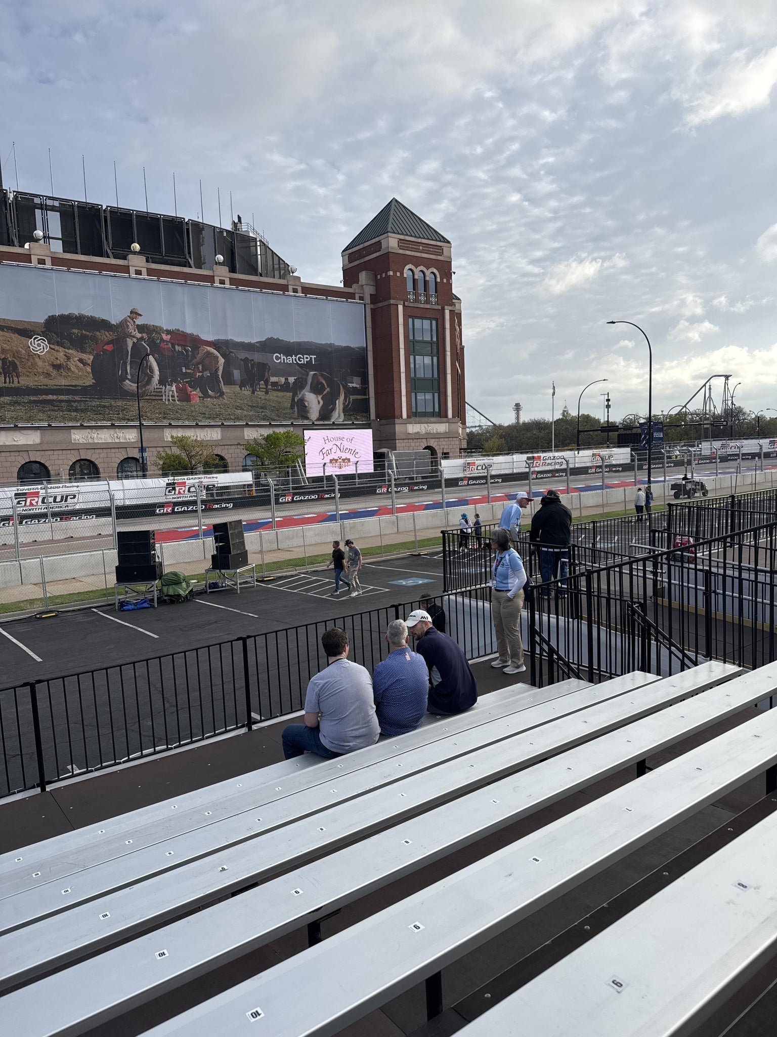 Real Fan View taken from Speed Trap Grandstand 7 Section A at AT&T Stadium by Lesley O