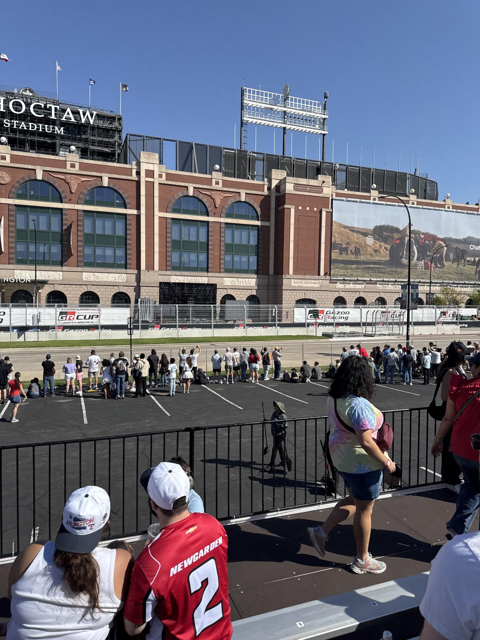 Real Fan View taken from Speed Trap Grandstand 7 Section D at AT&T Stadium by Anonymous User