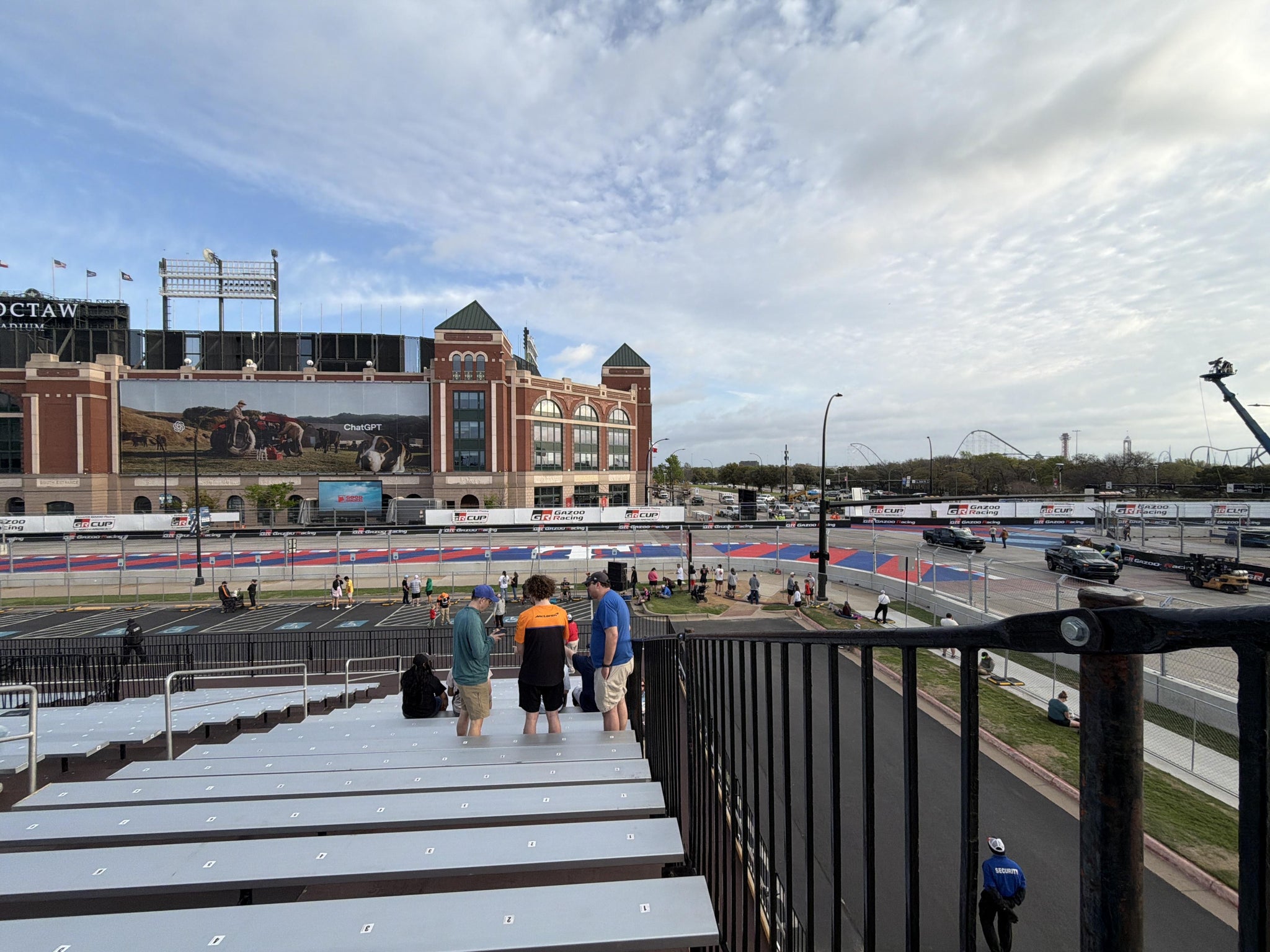 Real Fan View taken from Speed Trap Grandstand 8 Section A at AT&T Stadium by Vivek S