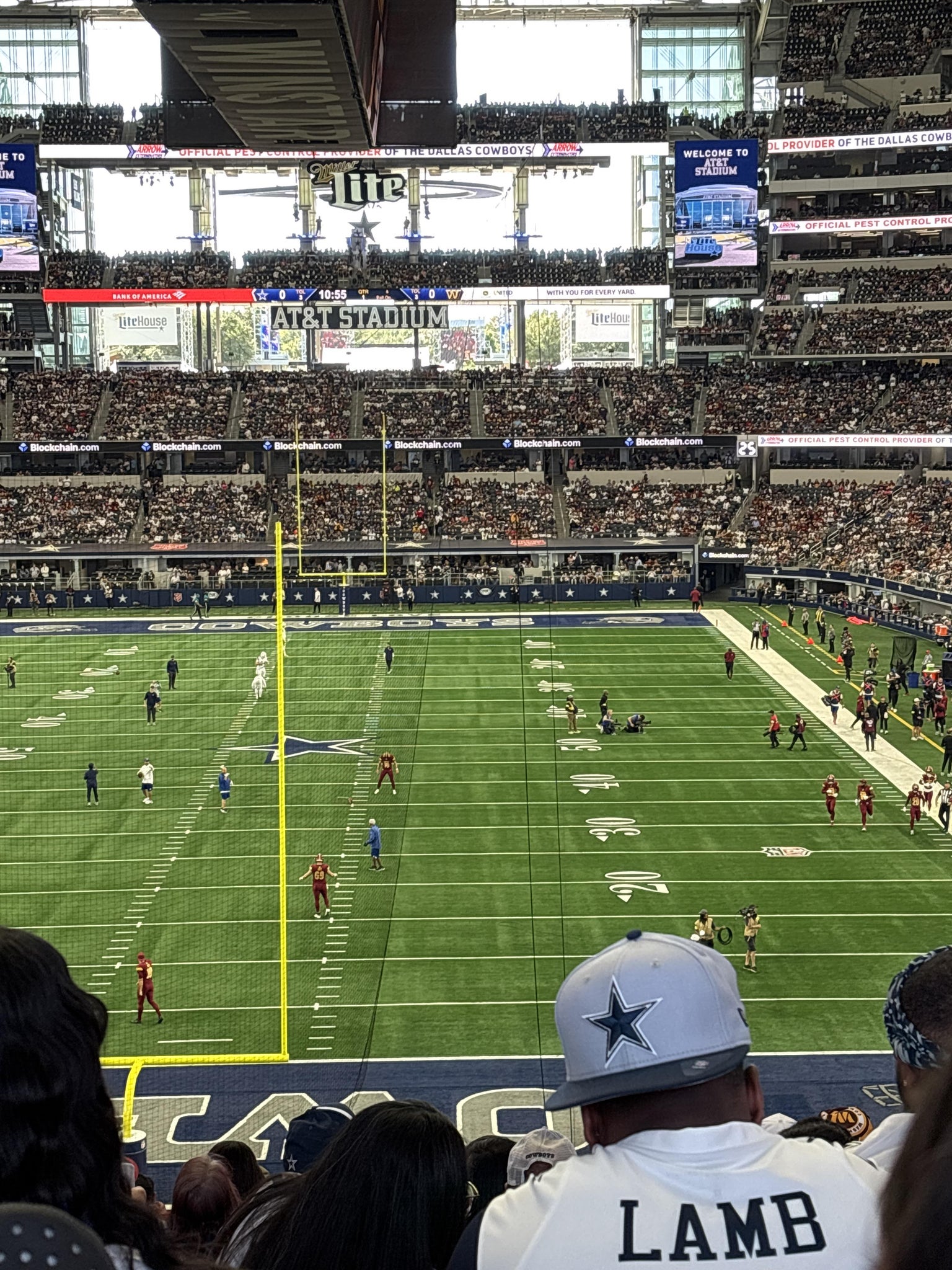 Real Fan View taken from Standing Room Only at AT&T Stadium by Cornelius G