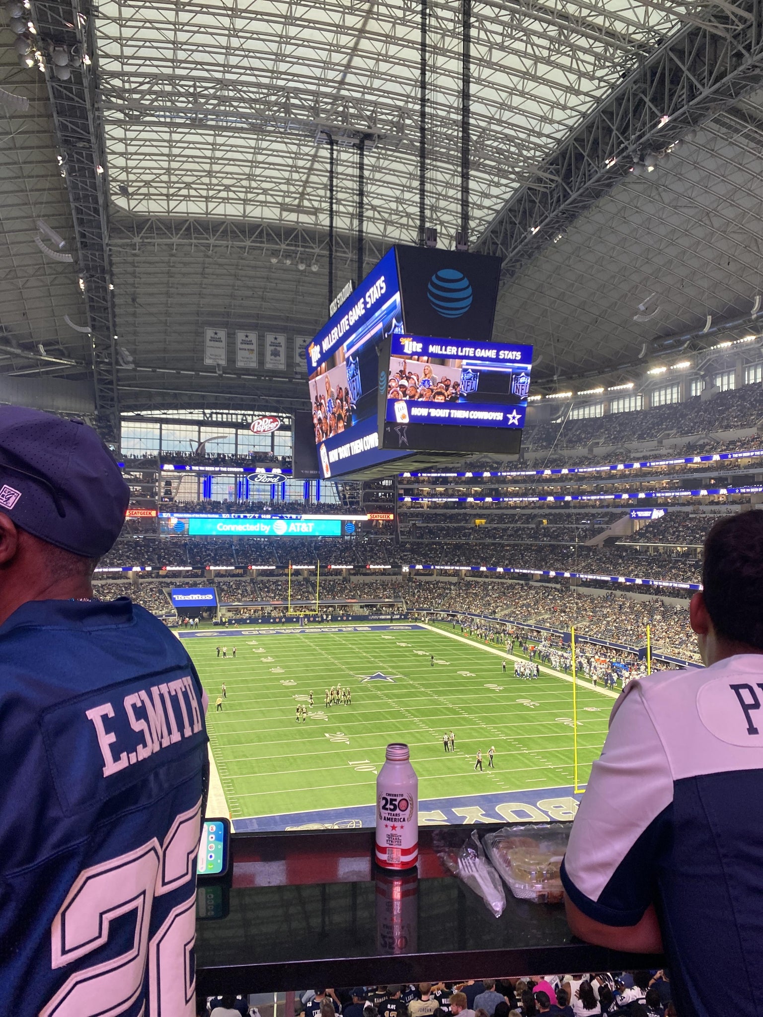 Real Fan View taken from Standing Room Only at AT&T Stadium by Jhaime R