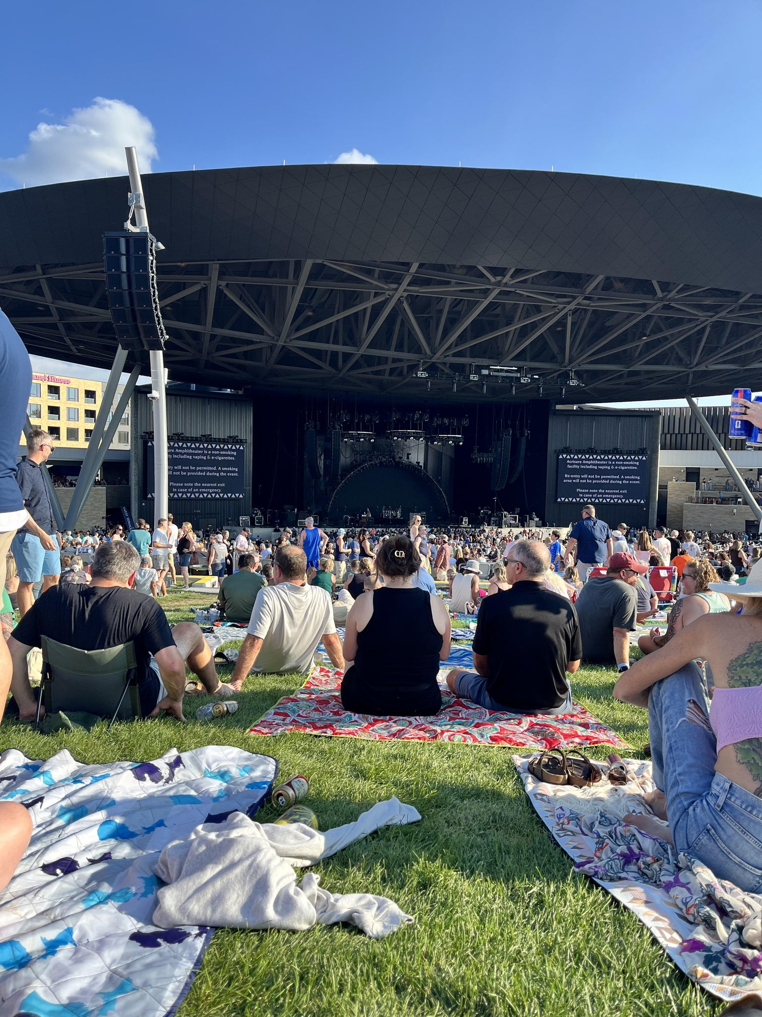 Real Fan View taken from Lawn at Acrisure Amphitheater by Cailin A