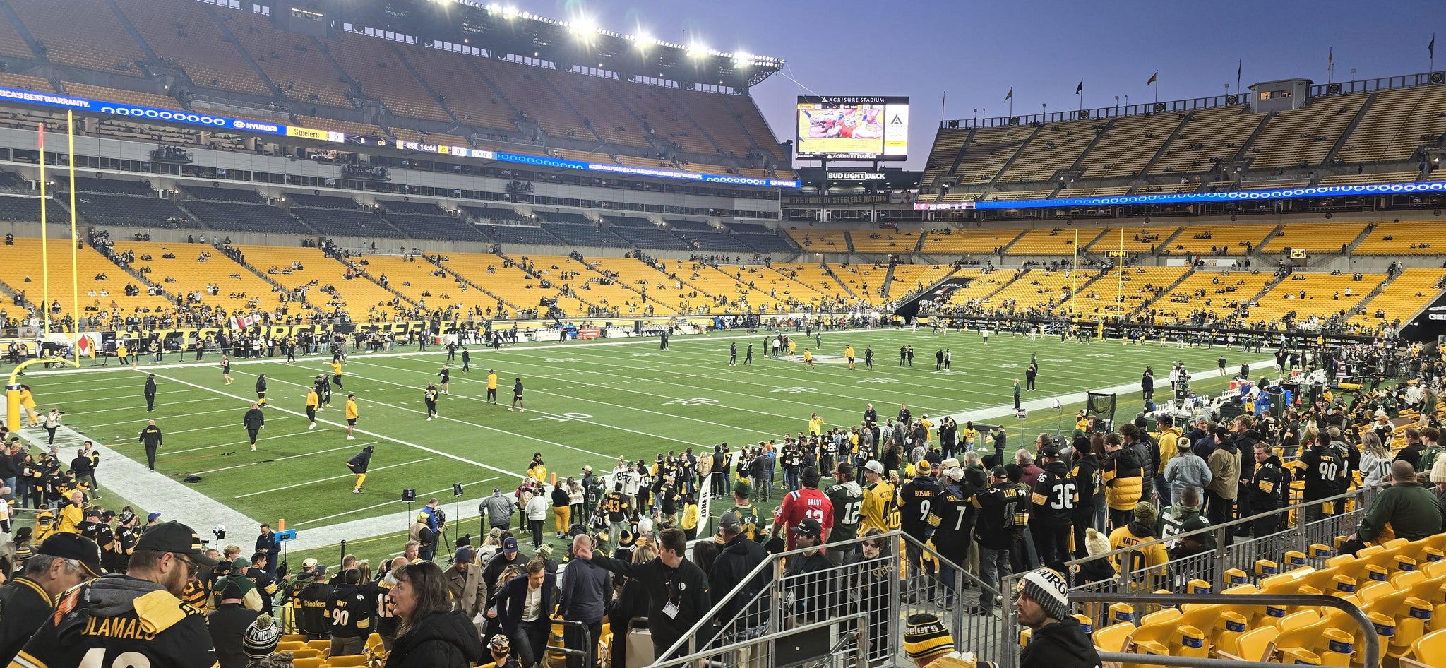 Real Fan View taken from Section 105 at Acrisure Stadium by Brent A