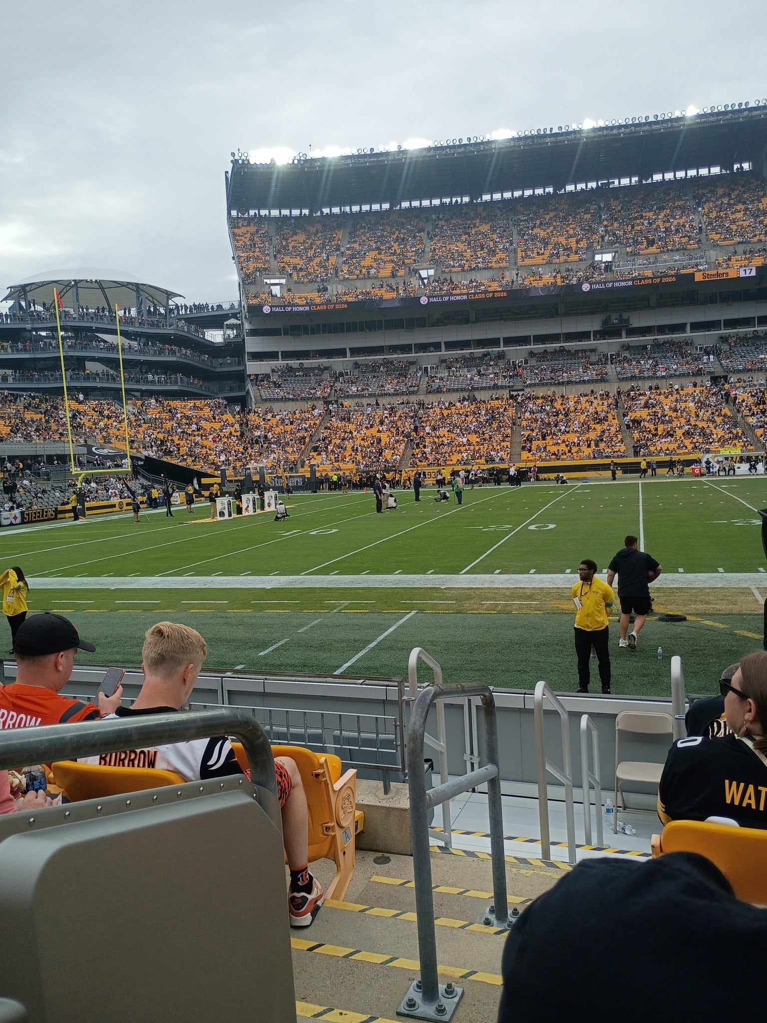 Real Fan View taken from Section 109 at Acrisure Stadium by Richard T