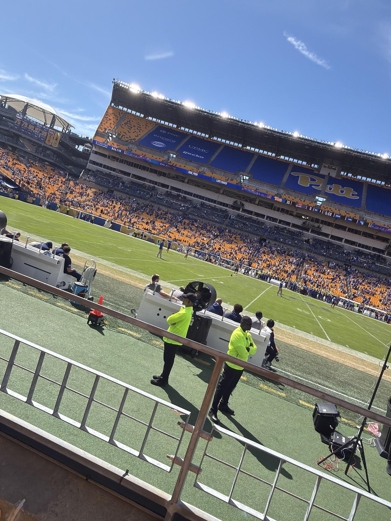 Real Fan View taken from Section 110 at Acrisure Stadium by Alex F