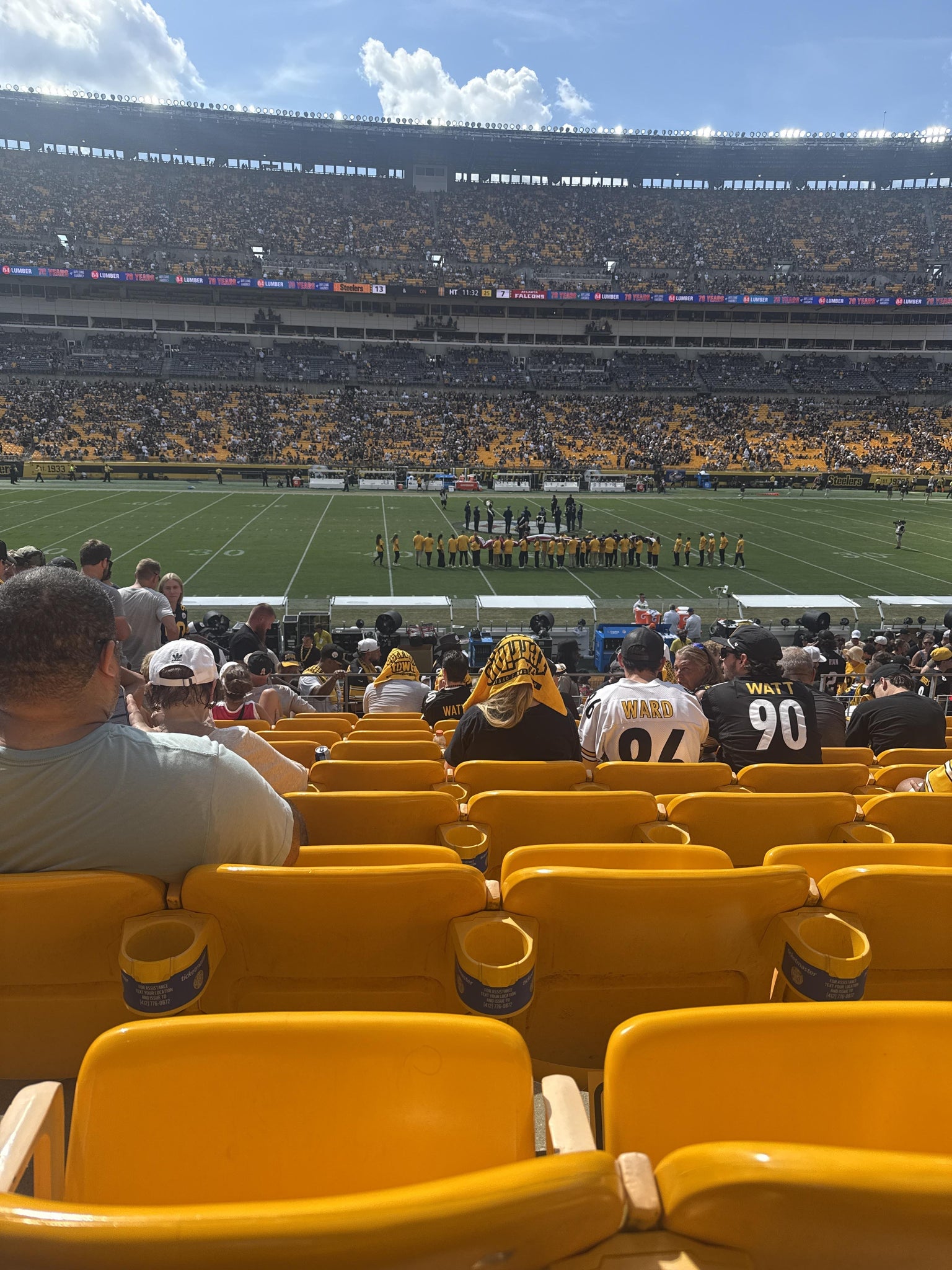 Real Fan View taken from Section 110 at Acrisure Stadium by Treveon E