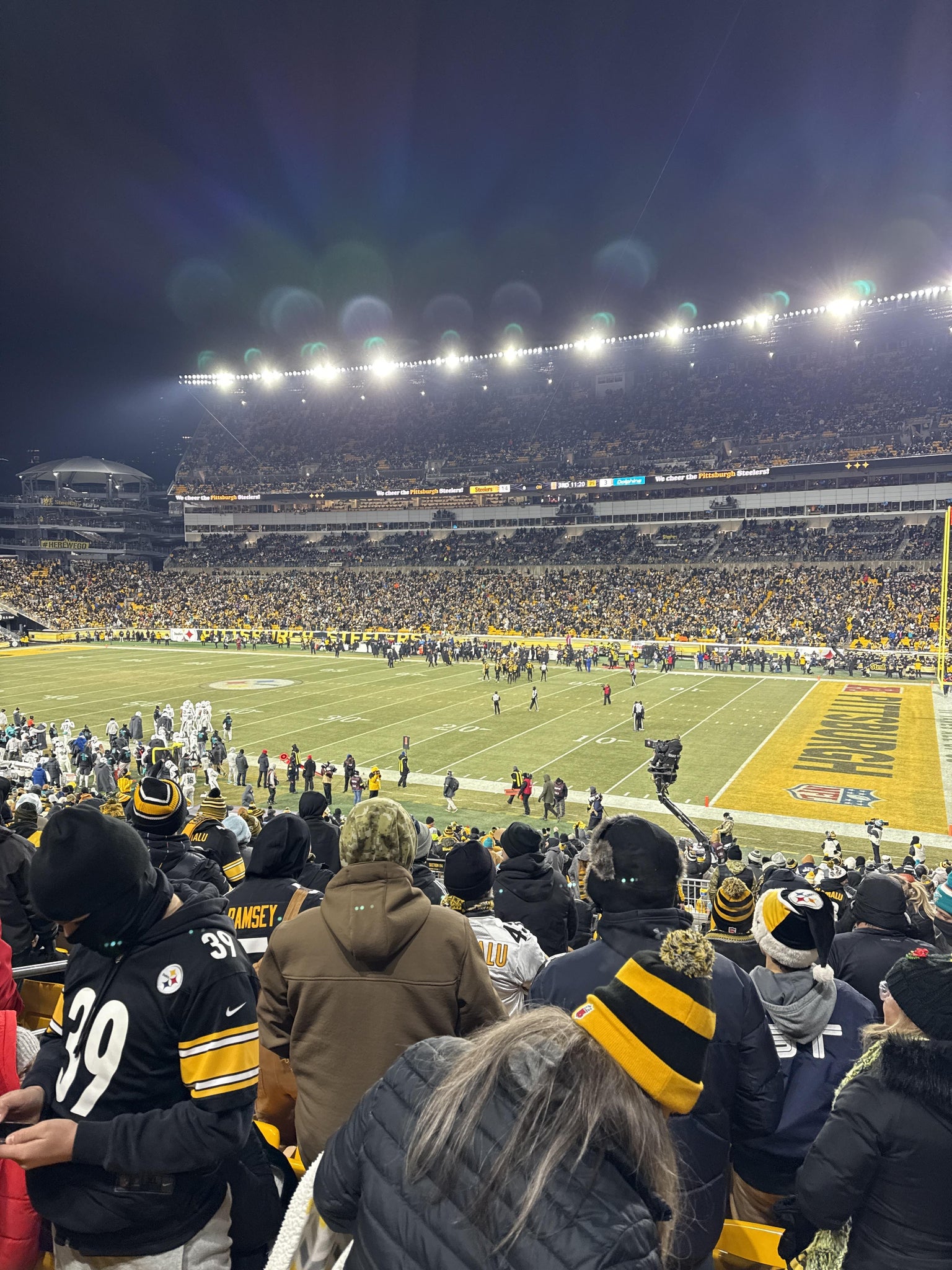 Real Fan View taken from Section 115 at Acrisure Stadium by Ajsa A
