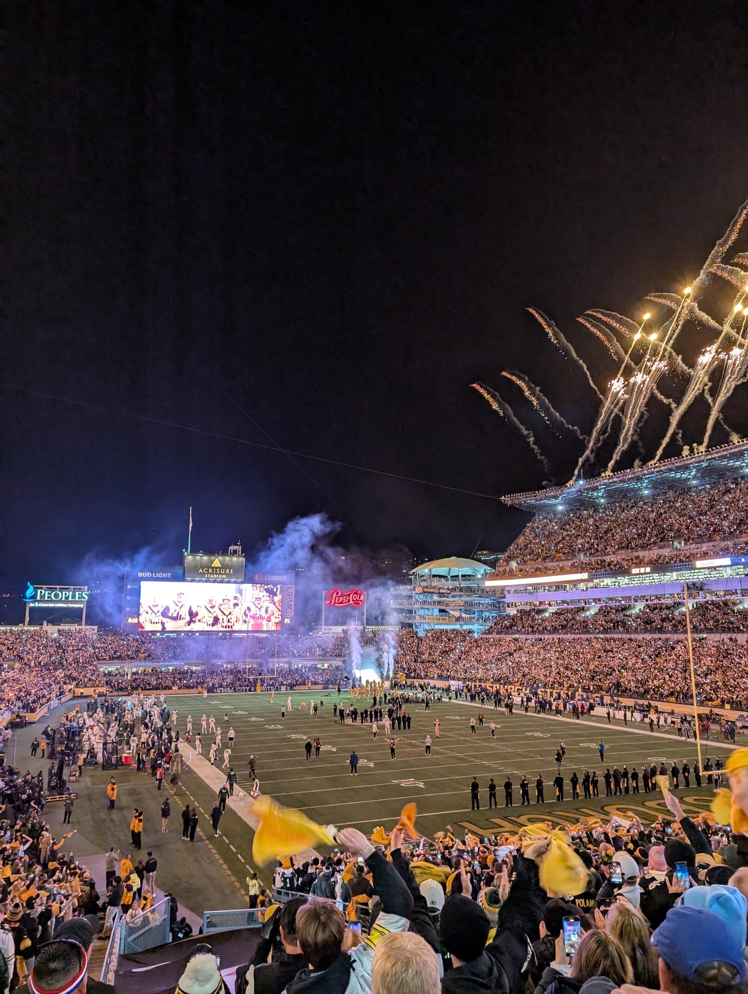 Real Fan View taken from Section 120 at Acrisure Stadium by Vaughn P