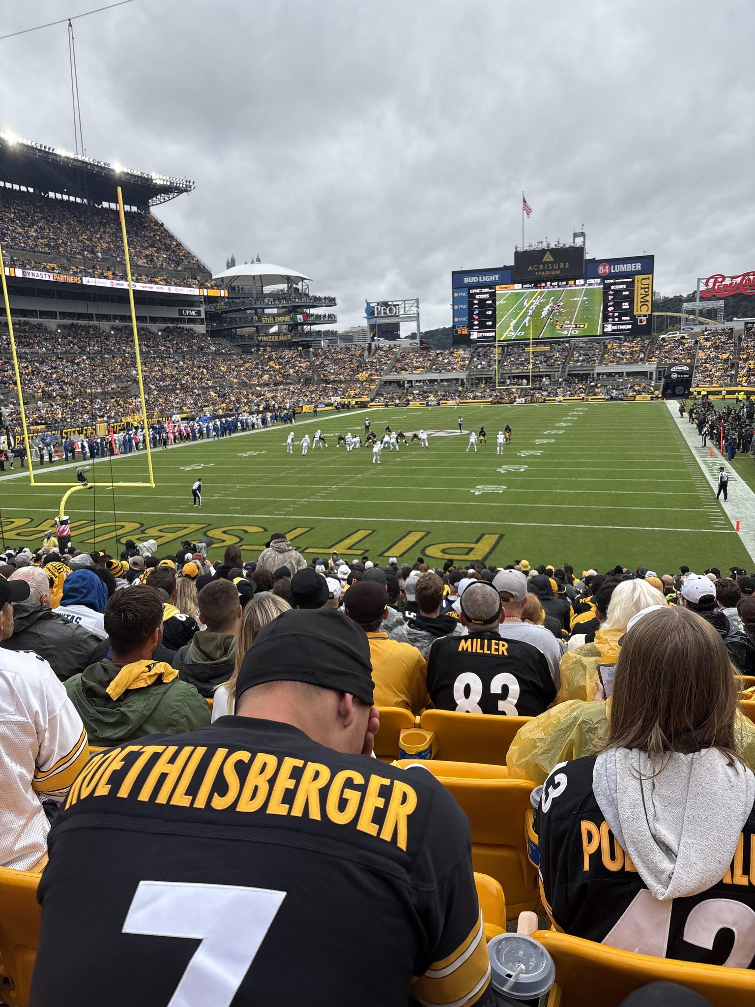 Real Fan View taken from Section 124 at Acrisure Stadium by Halleigh I