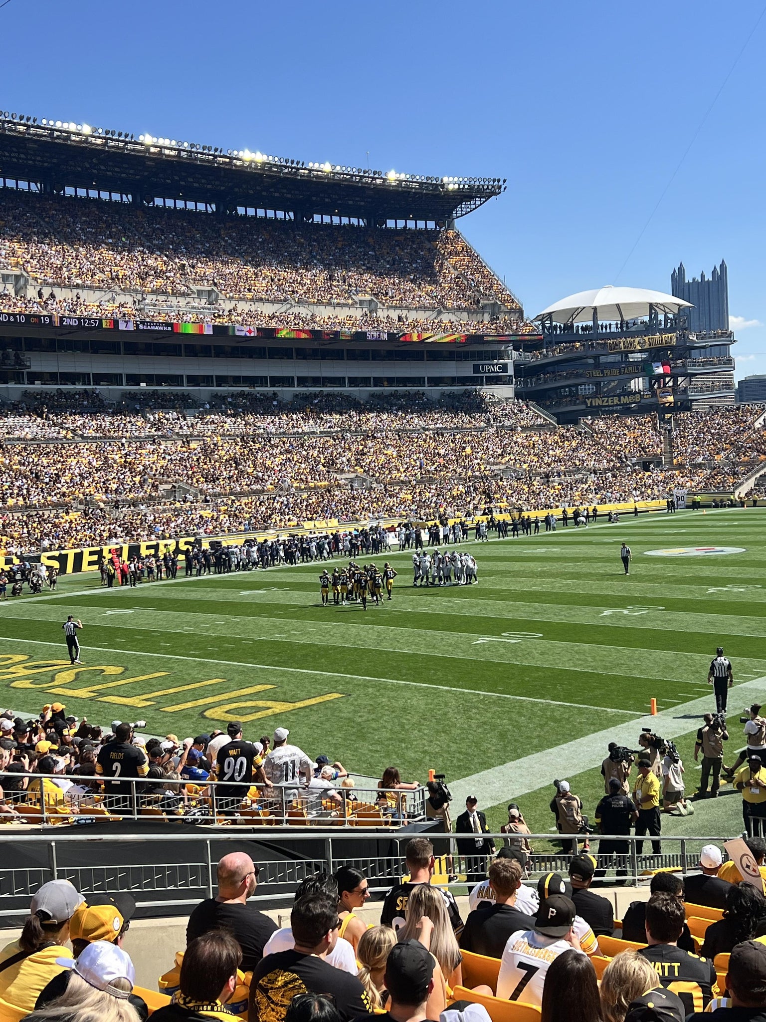 Real Fan View taken from Section 127 at Acrisure Stadium by Darren F