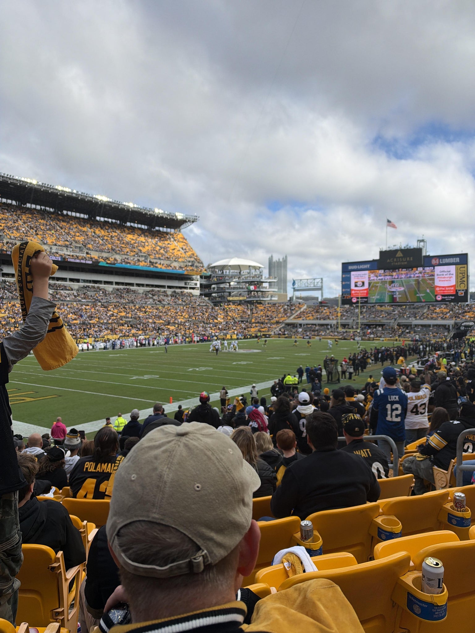 Real Fan View taken from Section 128 at Acrisure Stadium by Brenda R