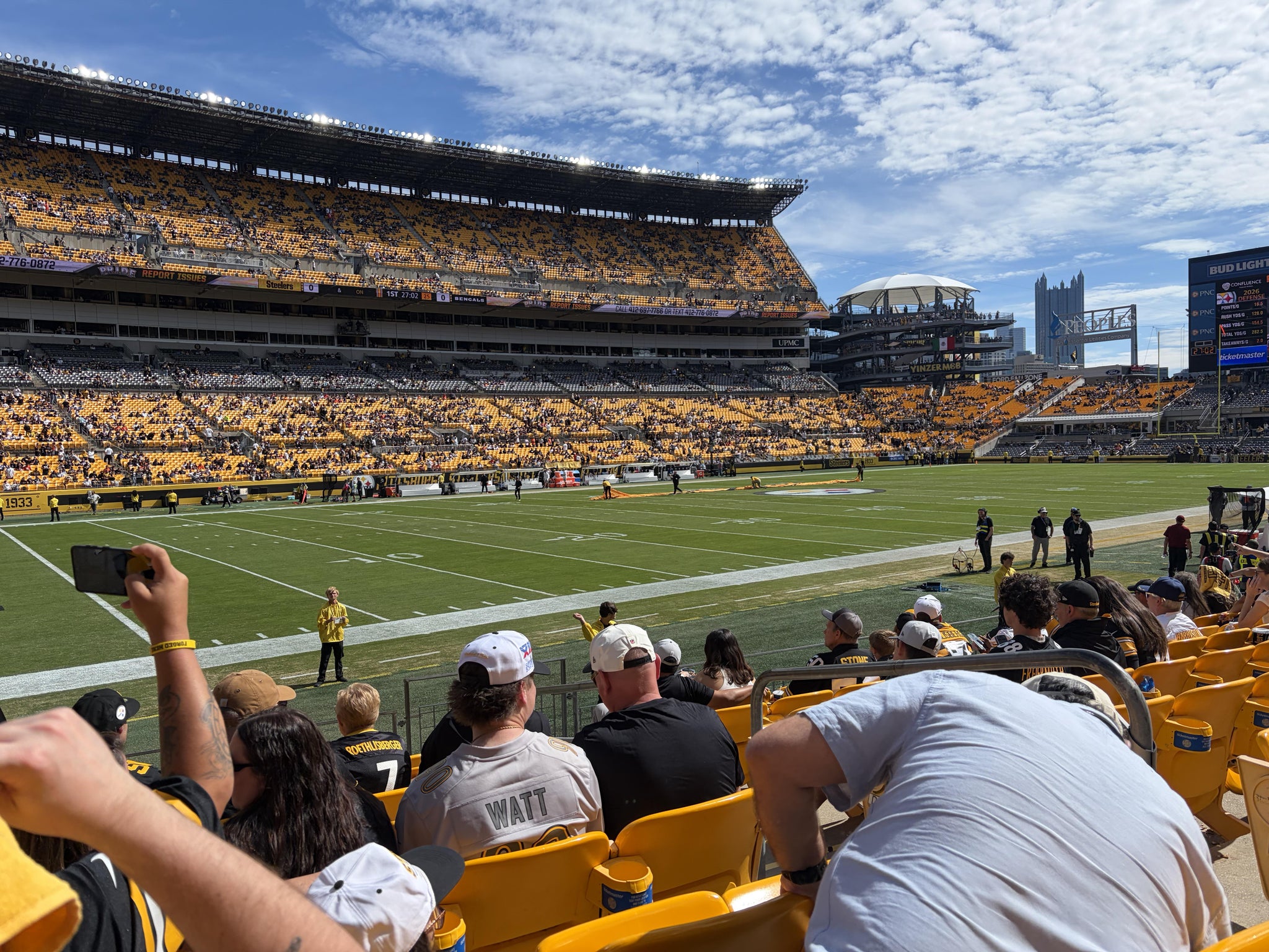 Real Fan View taken from Section 130 at Acrisure Stadium by Nick B