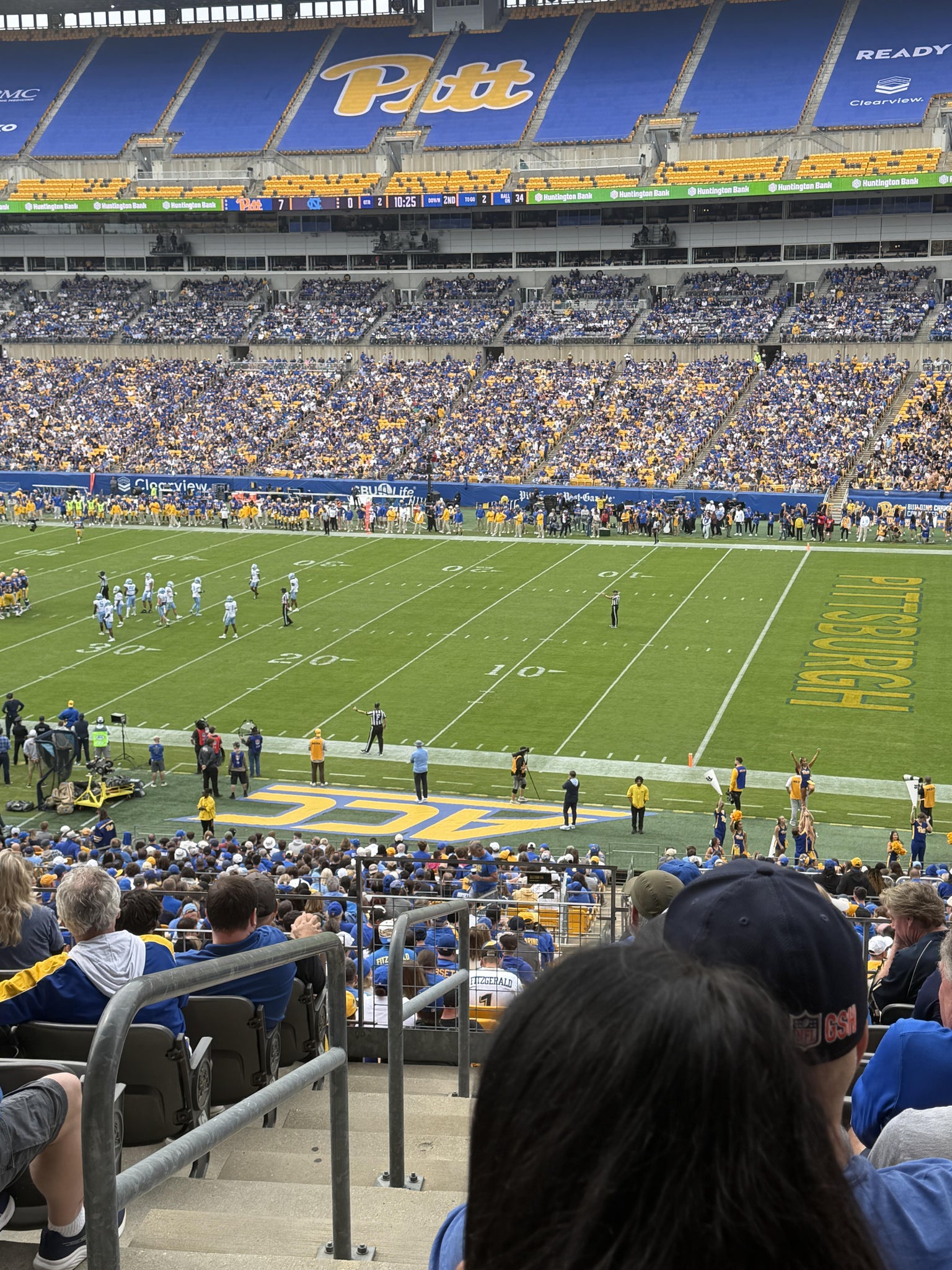 Real Fan View taken from Section 215 at Acrisure Stadium by Robbie A