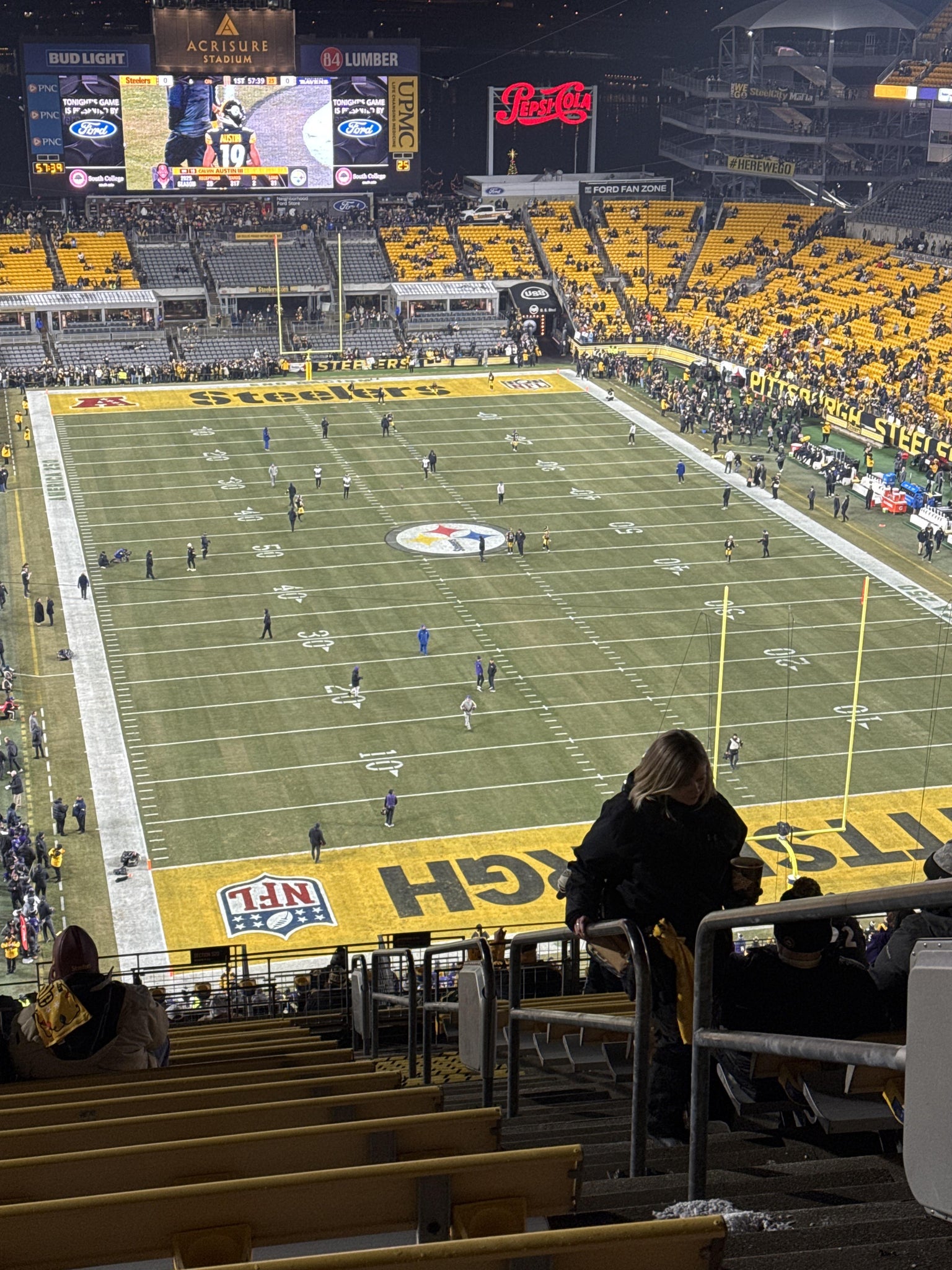 Real Fan View taken from Section 520 at Acrisure Stadium by Lily A