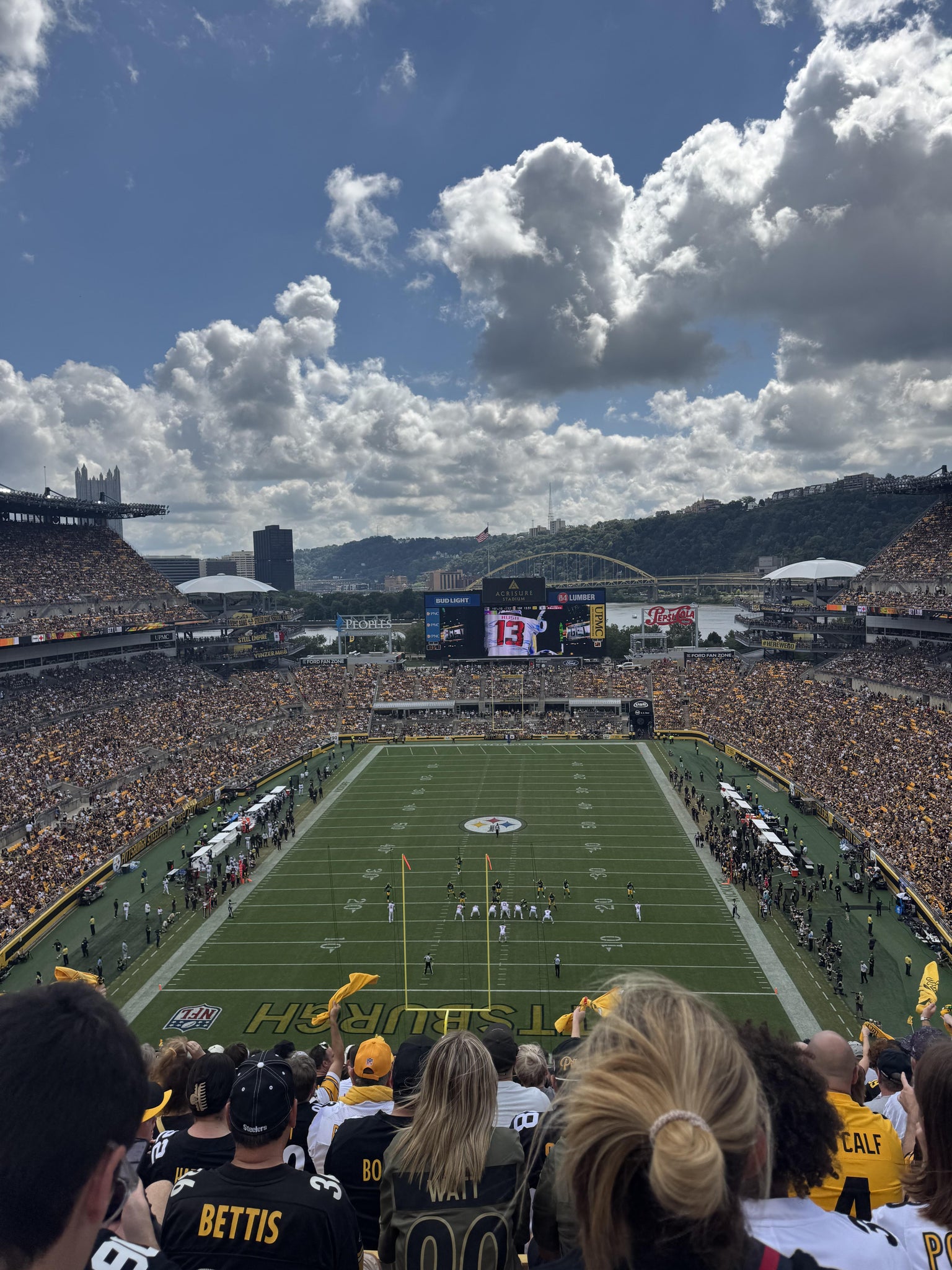 Real Fan View taken from Section 523 at Acrisure Stadium by Jescharelle J