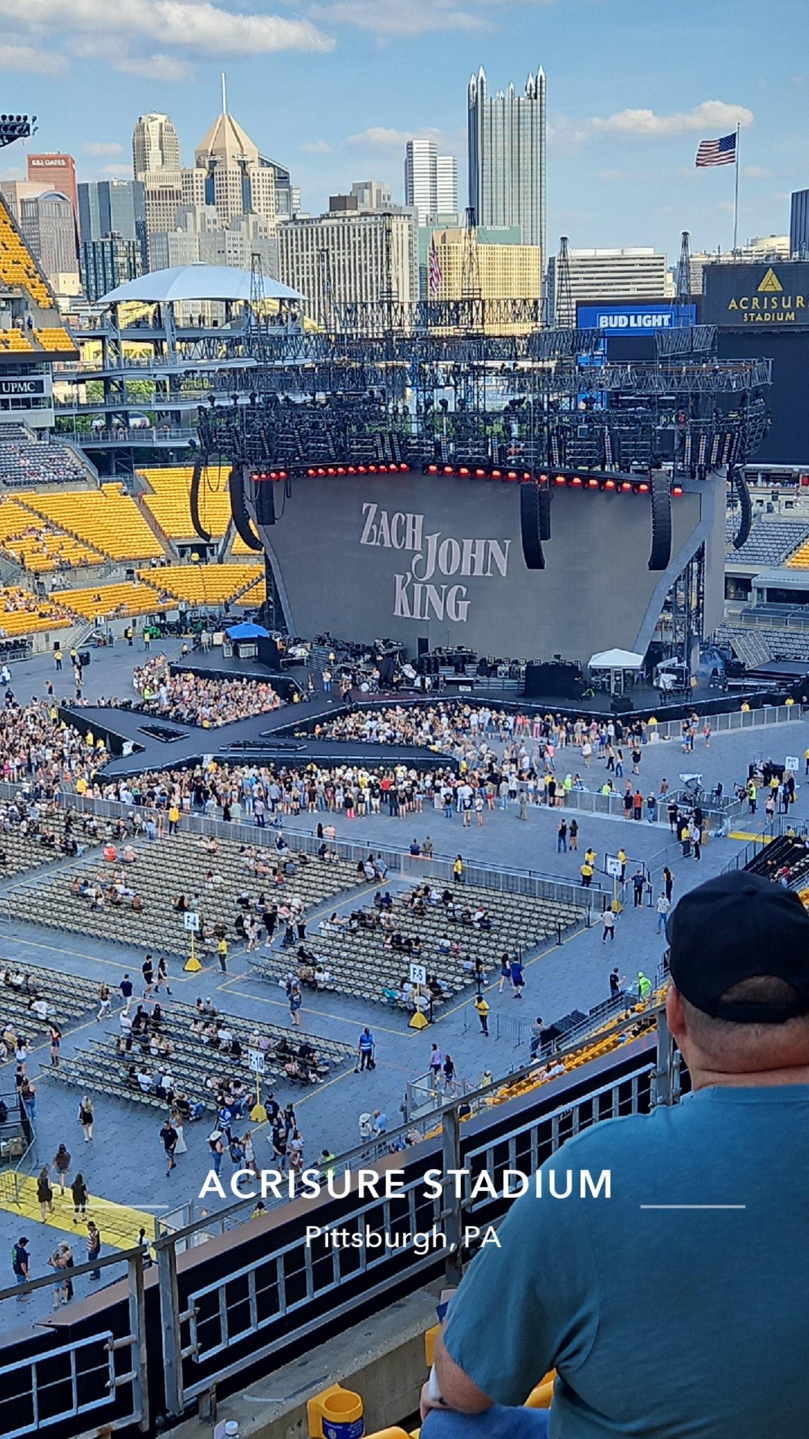 Real Fan View taken from Section 529 at Acrisure Stadium by Staci F