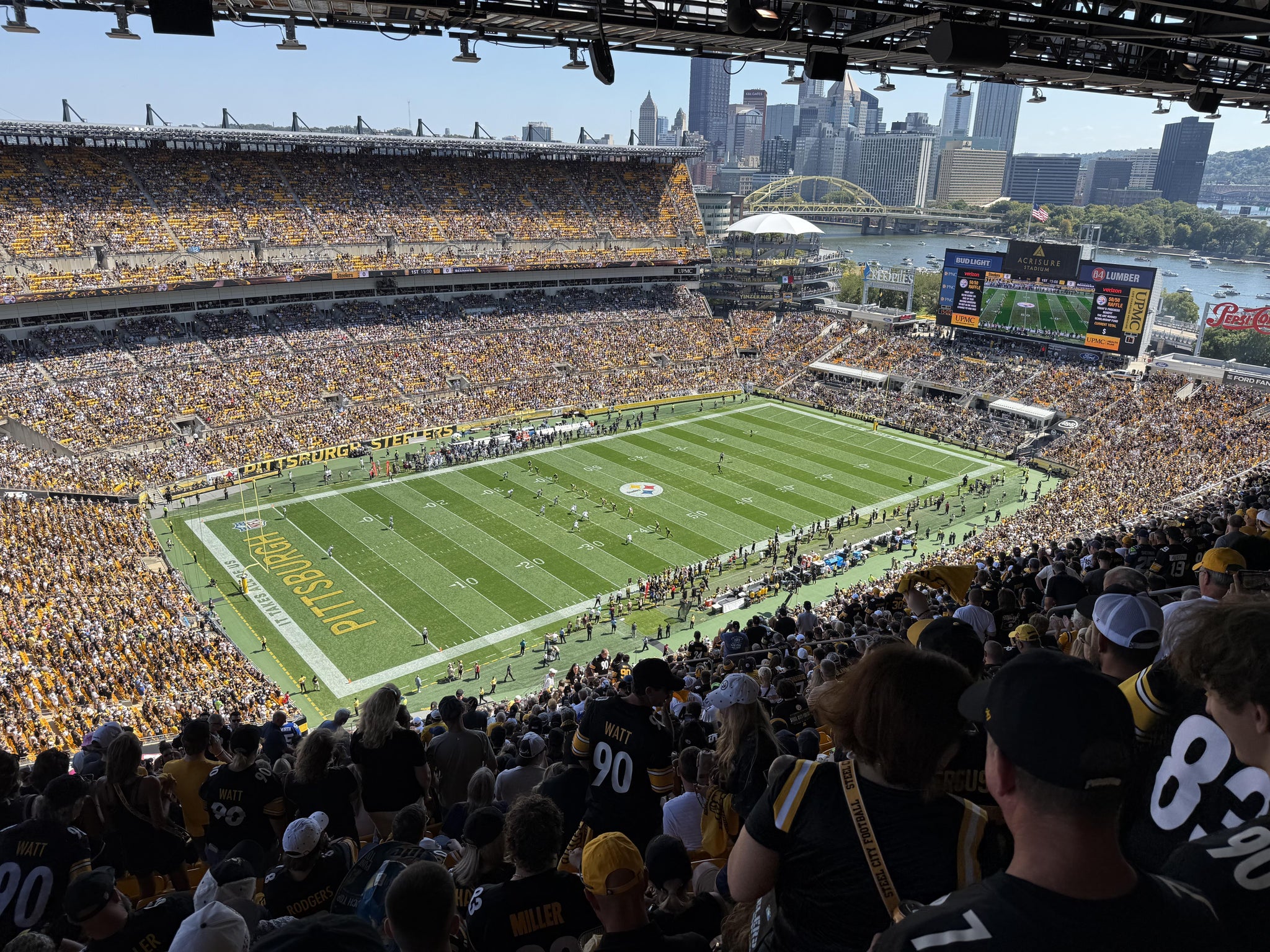 Real Fan View taken from Section 529 at Acrisure Stadium by Mark D