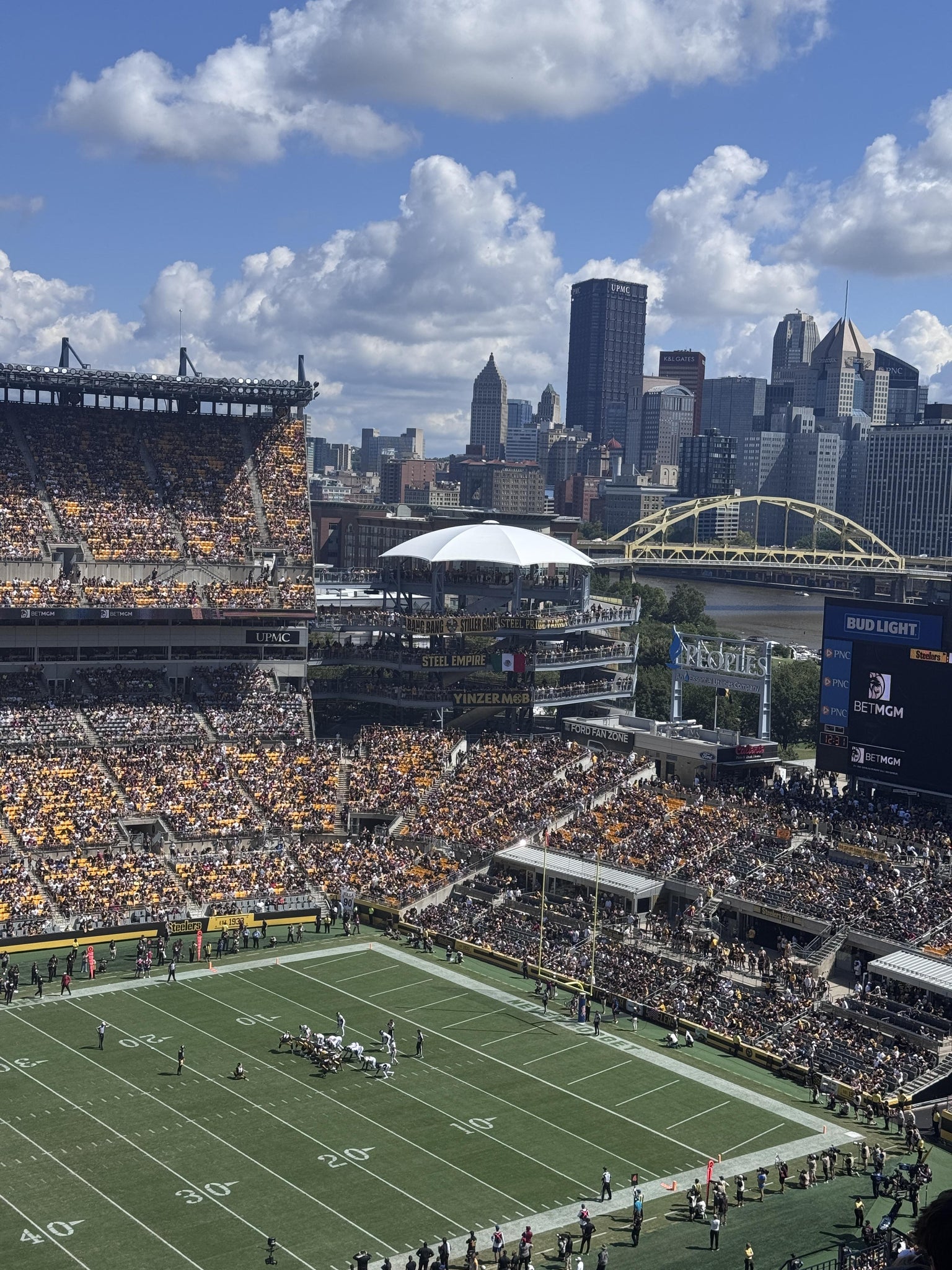 Real Fan View taken from Section 532 at Acrisure Stadium by Kevin P