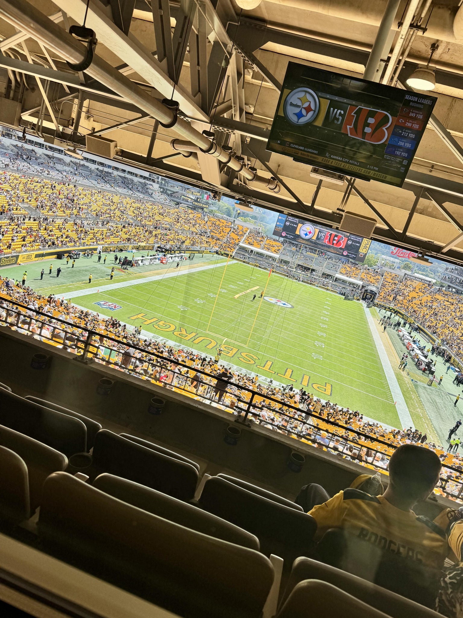 Real Fan View taken from North Club 009 at Acrisure Stadium by Anonymous User