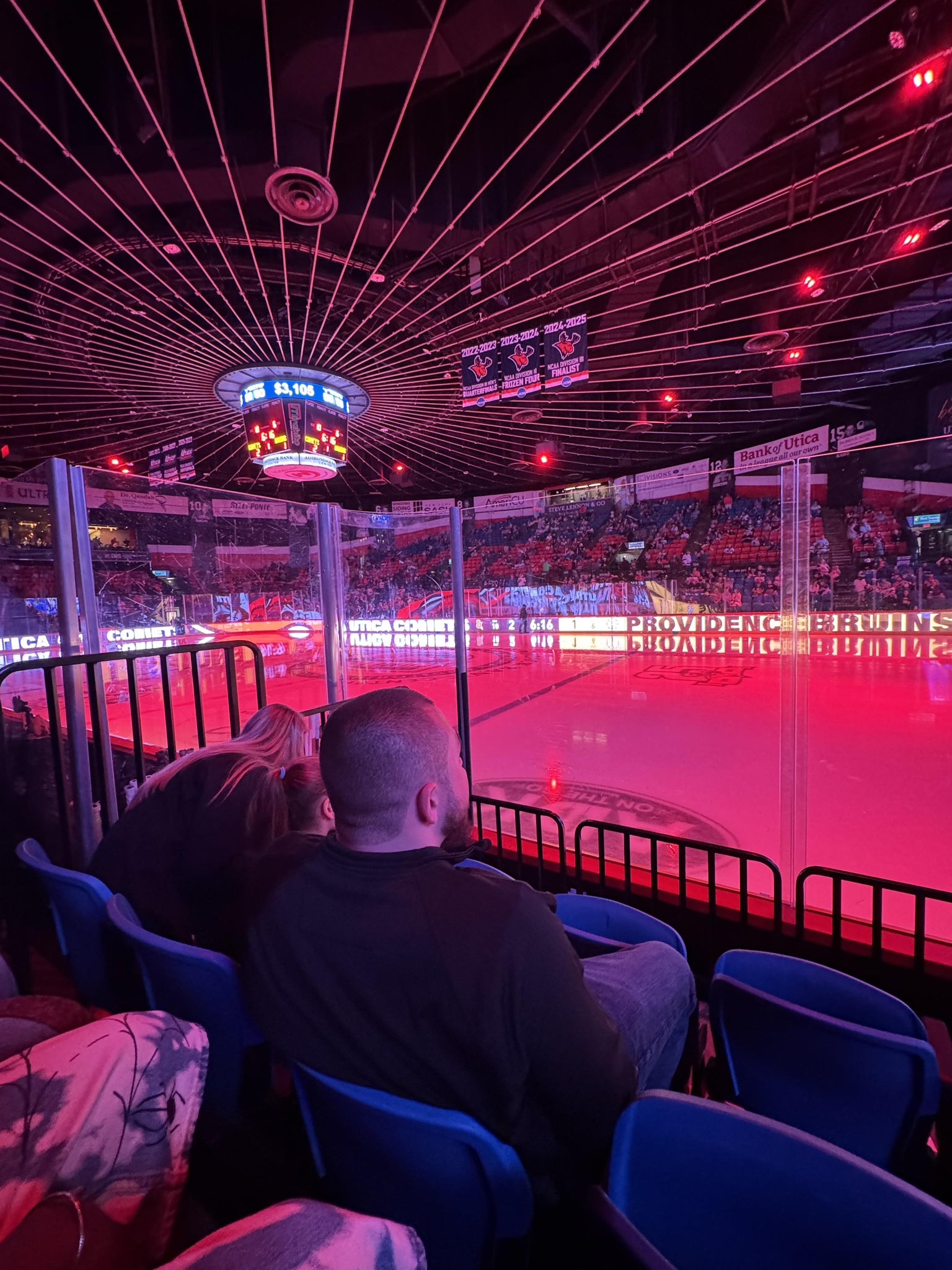 Real Fan View taken from Section 102 at Adirondack Bank Center by Kaedence C
