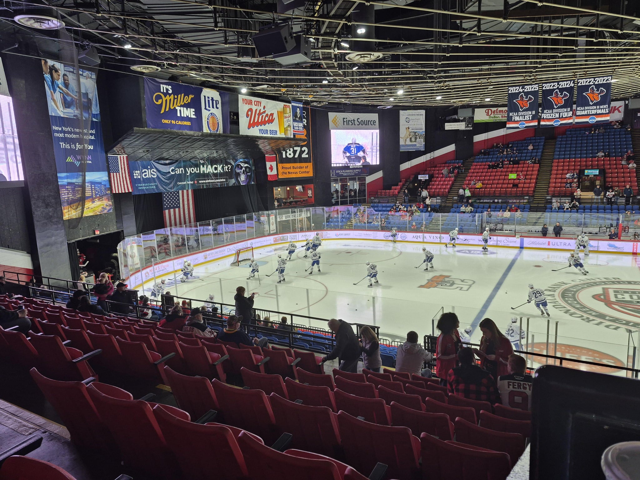 Real Fan View taken from Section 217 at Adirondack Bank Center by Josh M