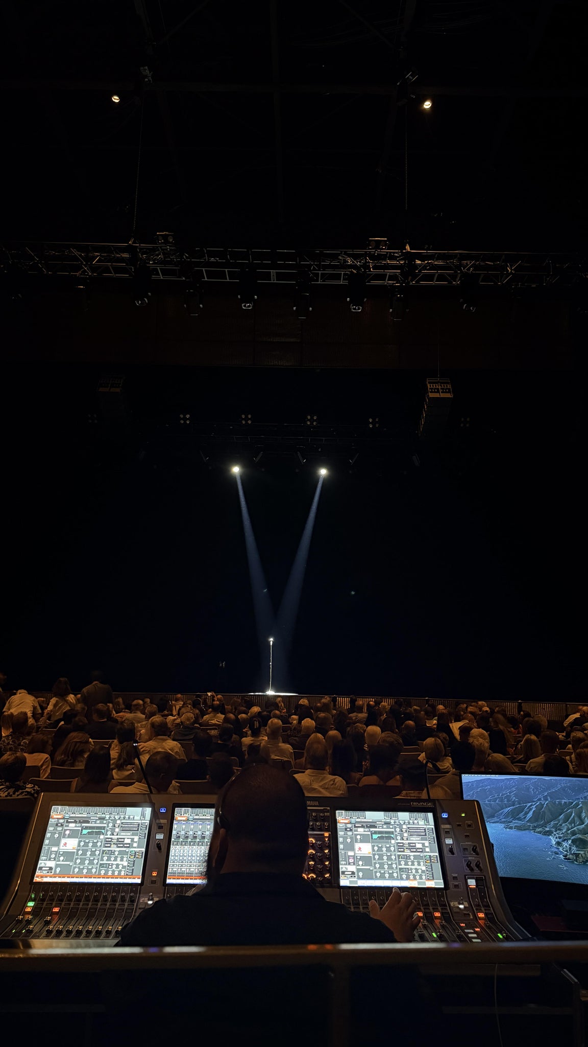 Real Fan View taken from Loge 203 at Agua Caliente Casino - Rancho Mirage by Cinthya r. H