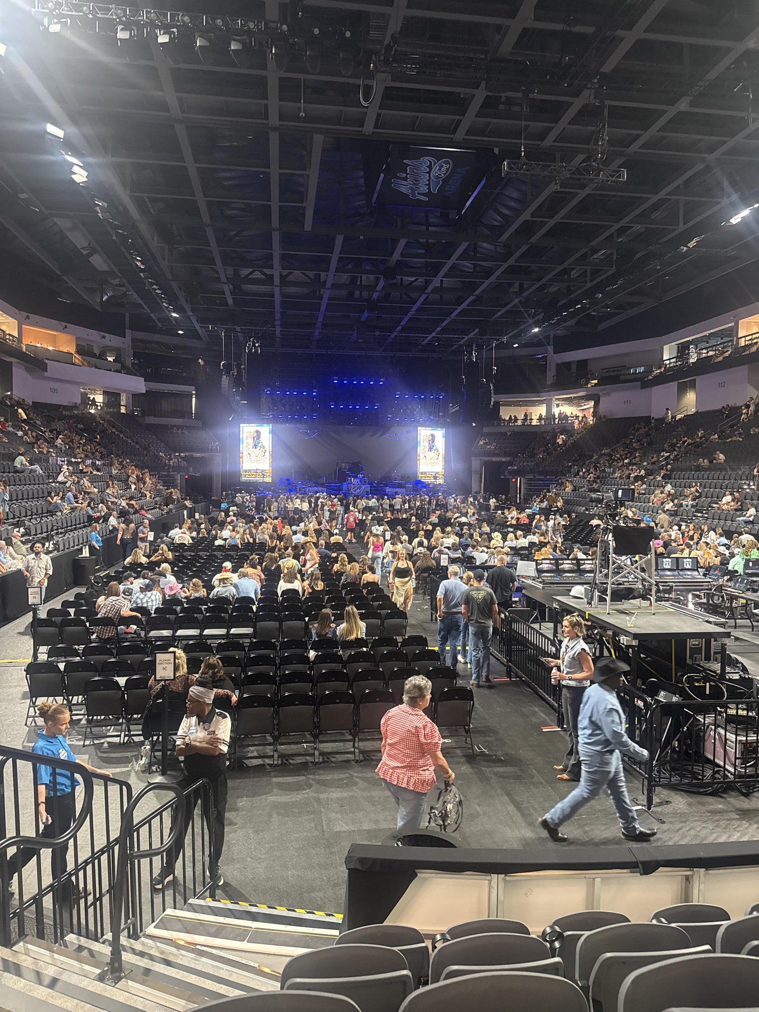 Real Fan View taken from Section 119 at Akins Ford Arena by Anonymous User