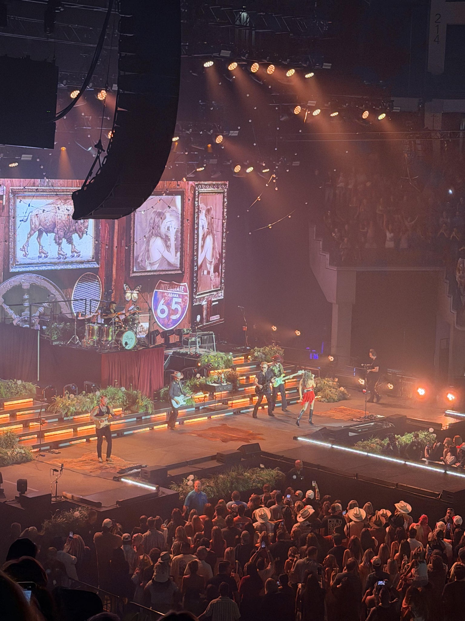 Real Fan View taken from Club 103 at Akins Ford Arena by Catherine C