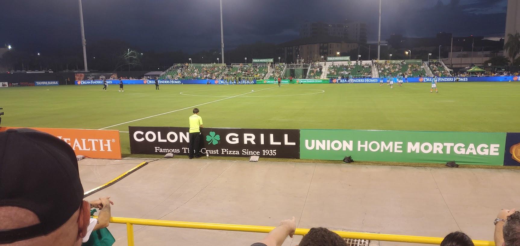 Real Fan View taken from Section 100 at Al Lang Stadium by Garry M