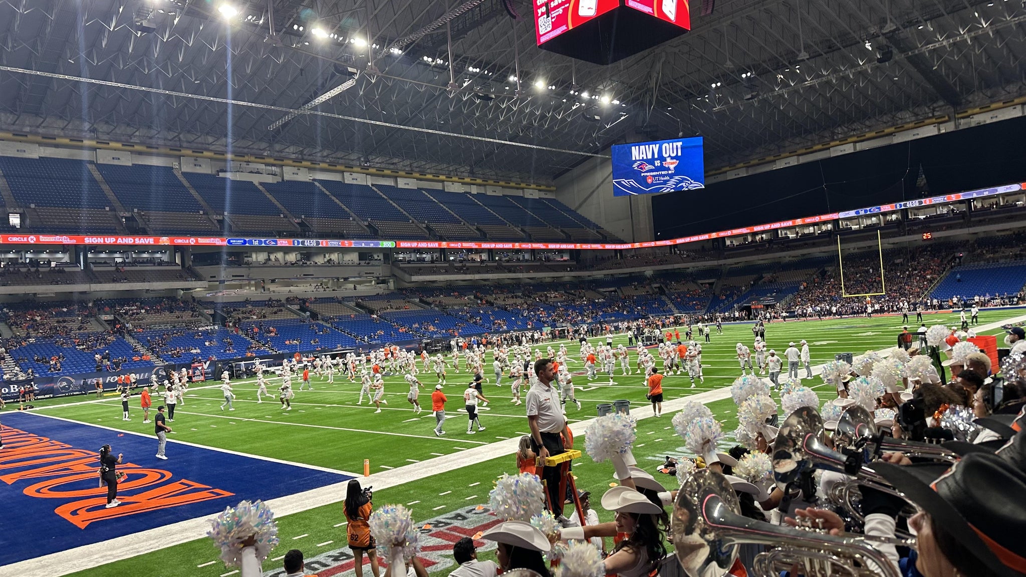 Real Fan View taken from Section 141 at Alamodome by Jose P