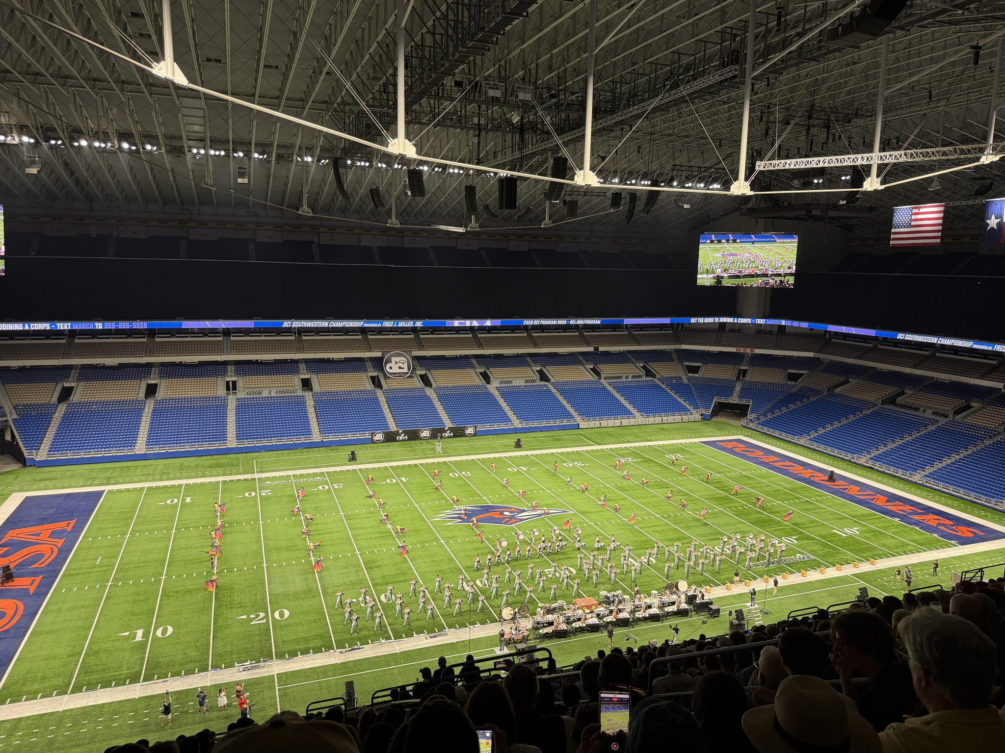 Real Fan View taken from Section 315 at Alamodome by Lori E