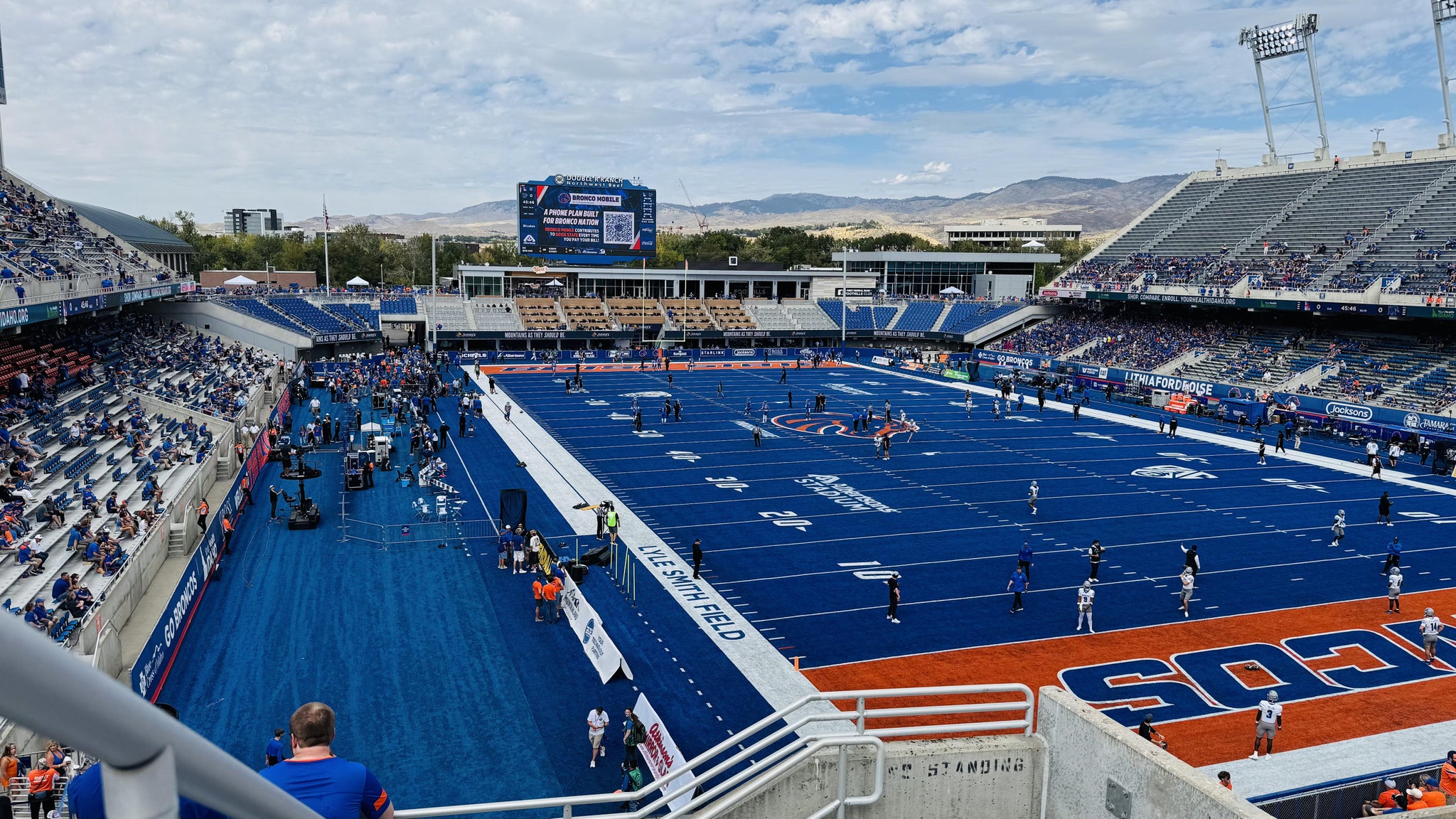 Real Fan View taken from Section 101 at Albertsons Stadium by Zachary A