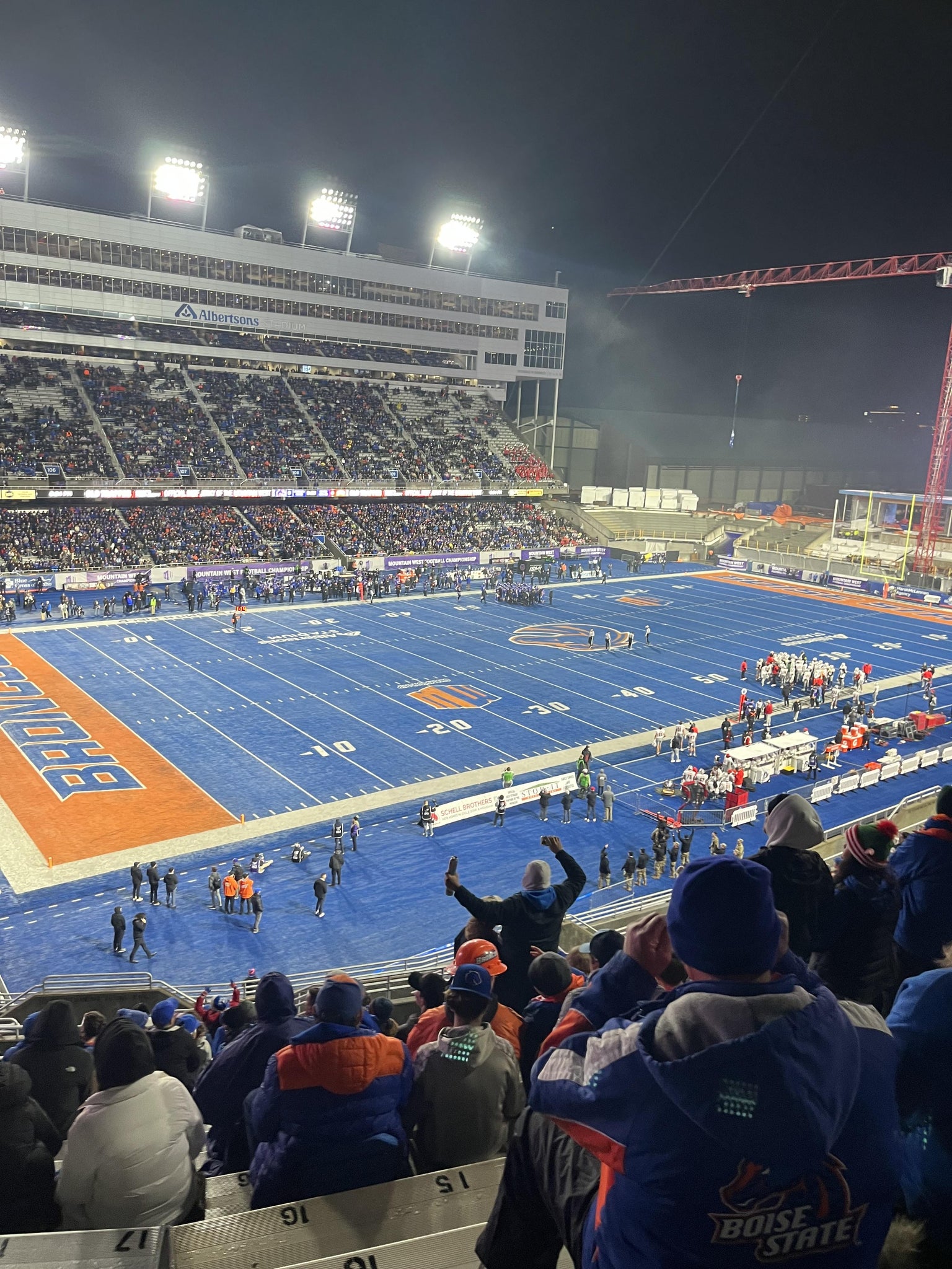 Real Fan View taken from Section 127 at Albertsons Stadium by Dallas B