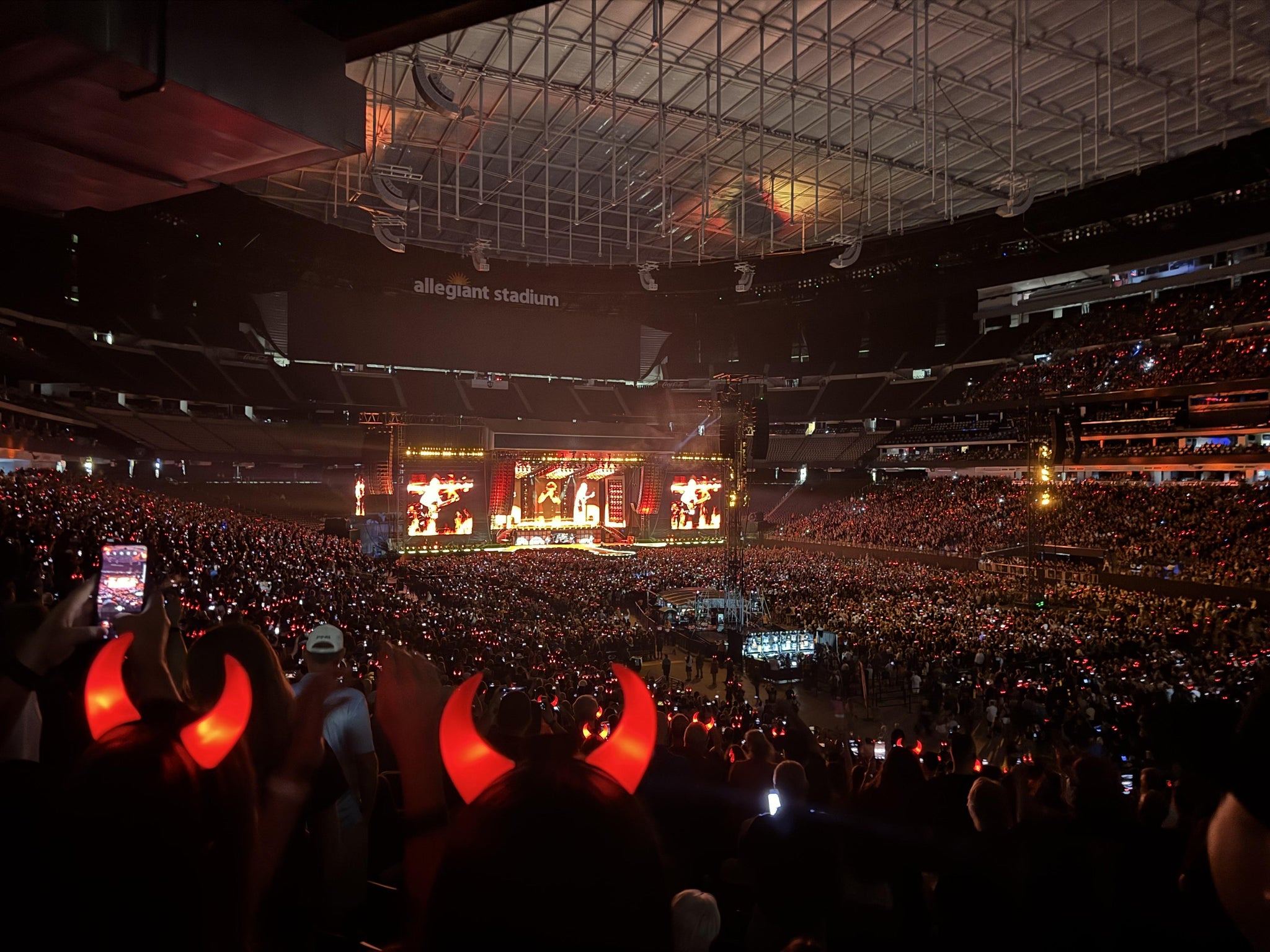 Real Fan View taken from Section 105 at Allegiant Stadium by Taylor B