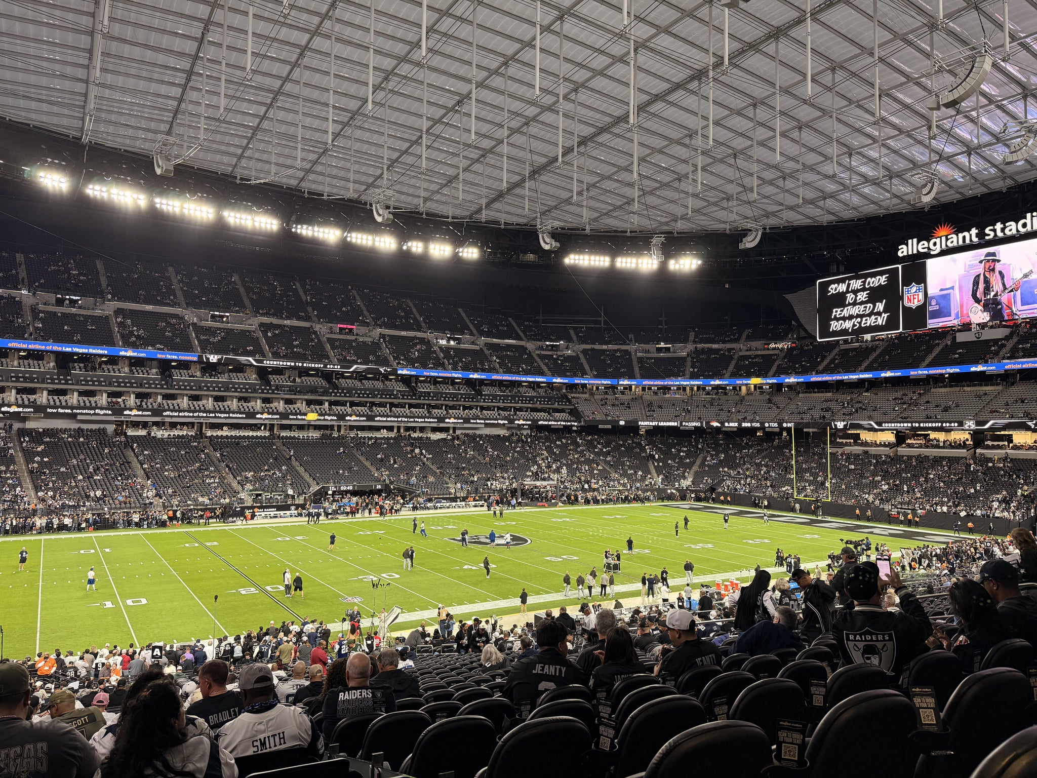 Real Fan View taken from Section 138 at Allegiant Stadium by Gamaliel alejandro G