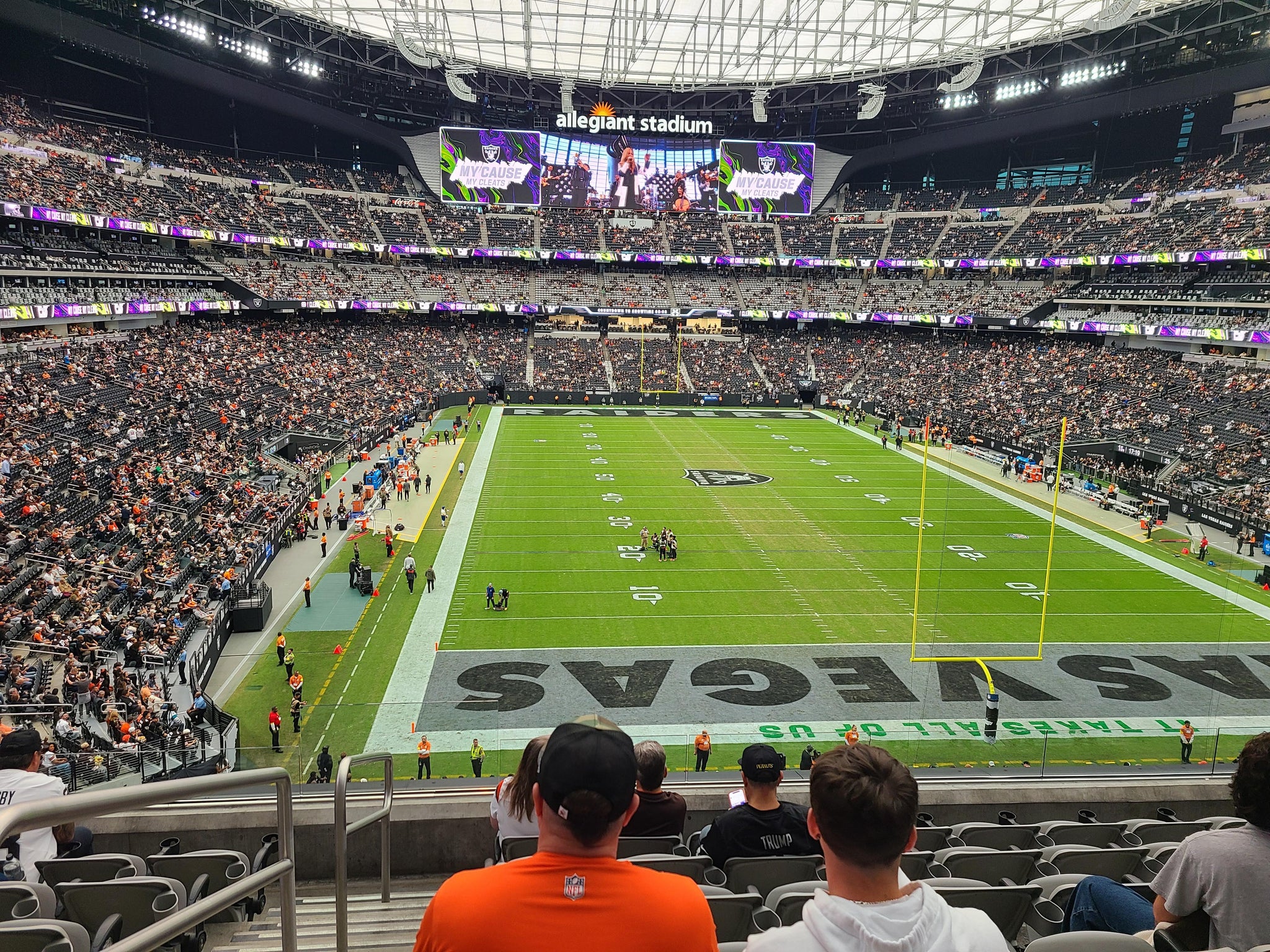 Real Fan View taken from Section 202 at Allegiant Stadium by Thomas K