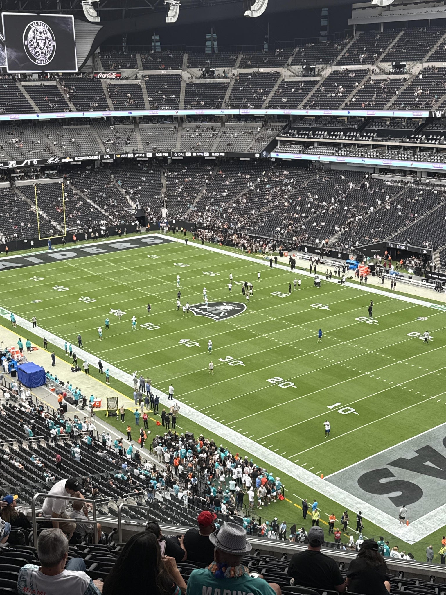 Real Fan View taken from Section 304 at Allegiant Stadium by Clayton N
