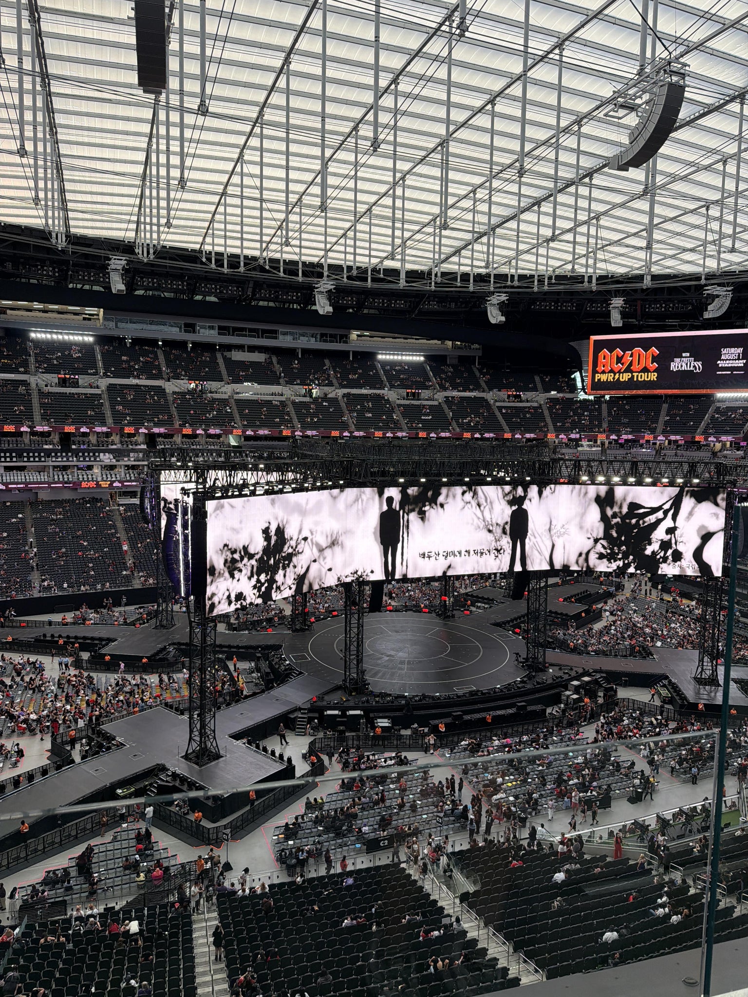 Real Fan View taken from Section 315 at Allegiant Stadium by Christian R