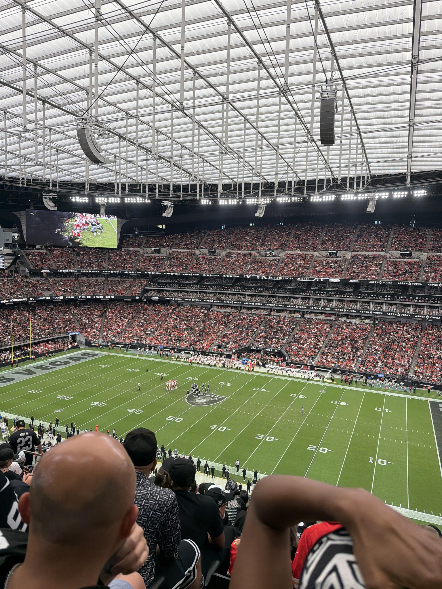 Real Fan View taken from Section 335 at Allegiant Stadium by Amaris V