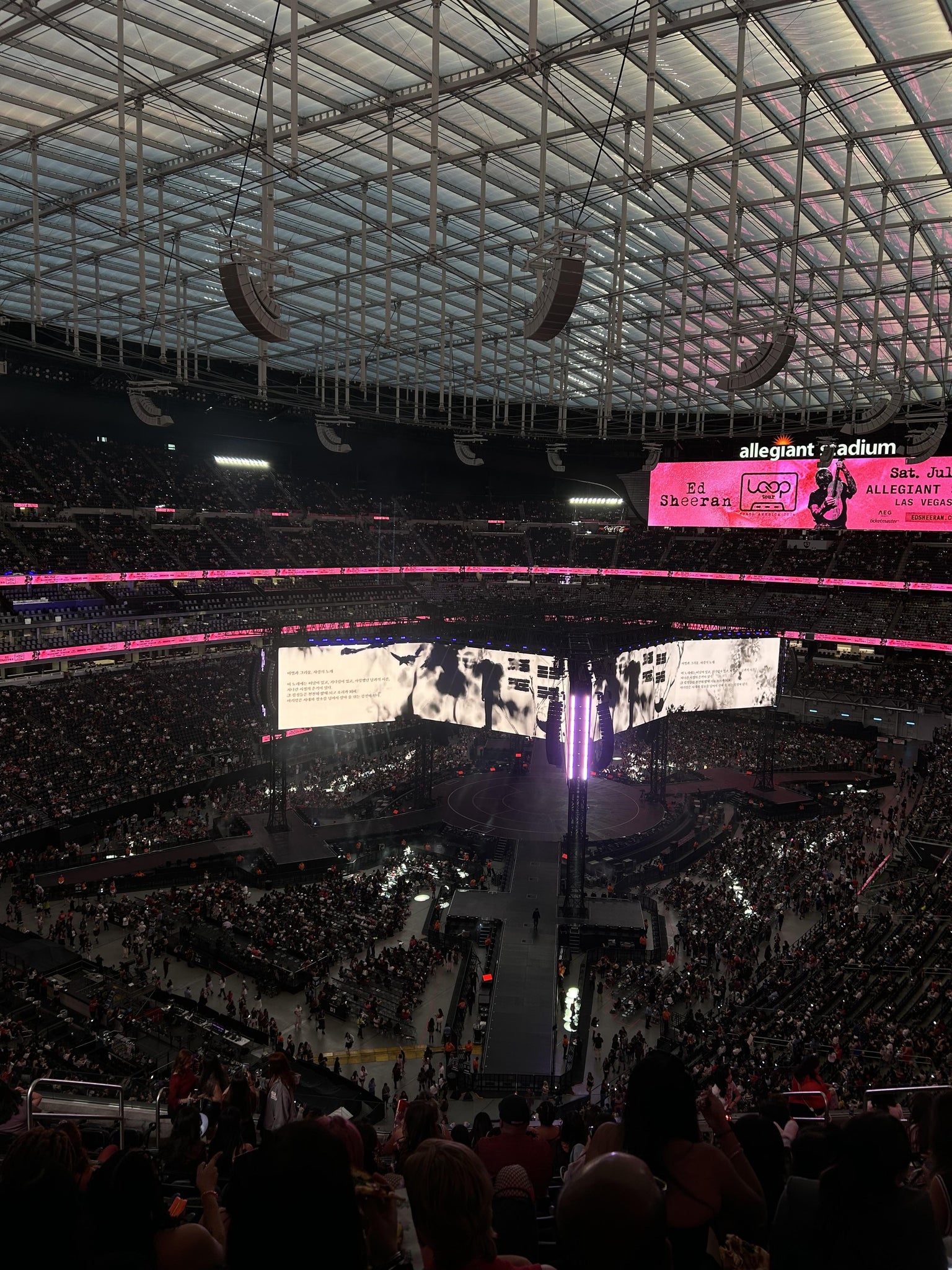 Real Fan View taken from Section 346 at Allegiant Stadium by Kasandra V