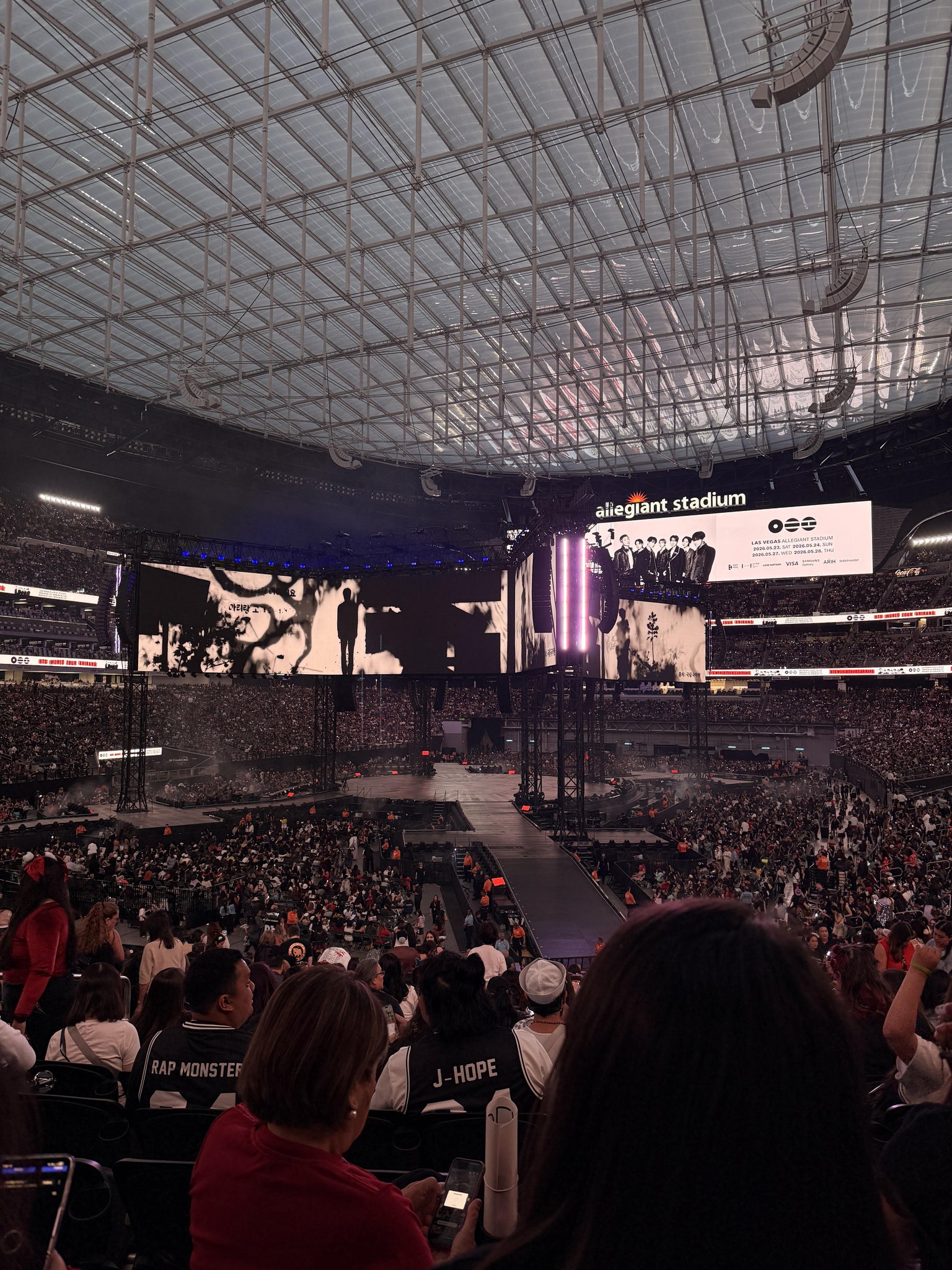 Real Fan View taken from Section 437 at Allegiant Stadium by Dulce J