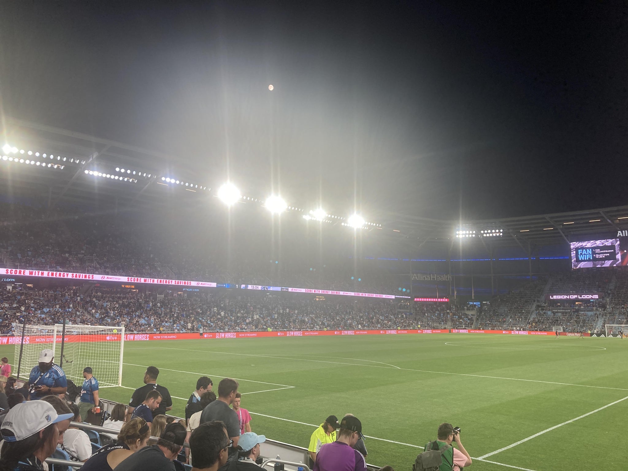 Vue réelle des fans prise de la Section 02 au site Allianz Field par Alicia L