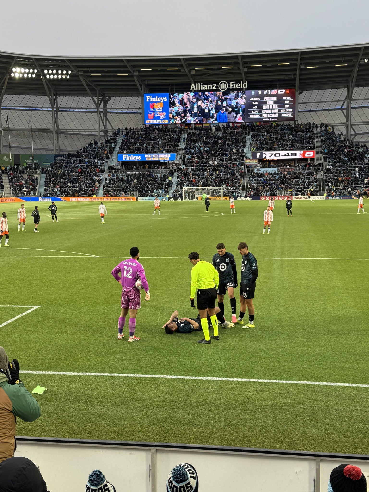 Real Fan View taken from Section 03 at Allianz Field by Juan R
