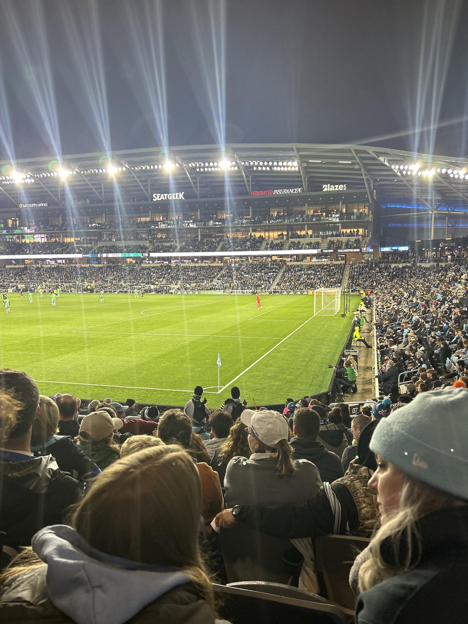 Real Fan View taken from Section 08 at Allianz Field by Kristi S