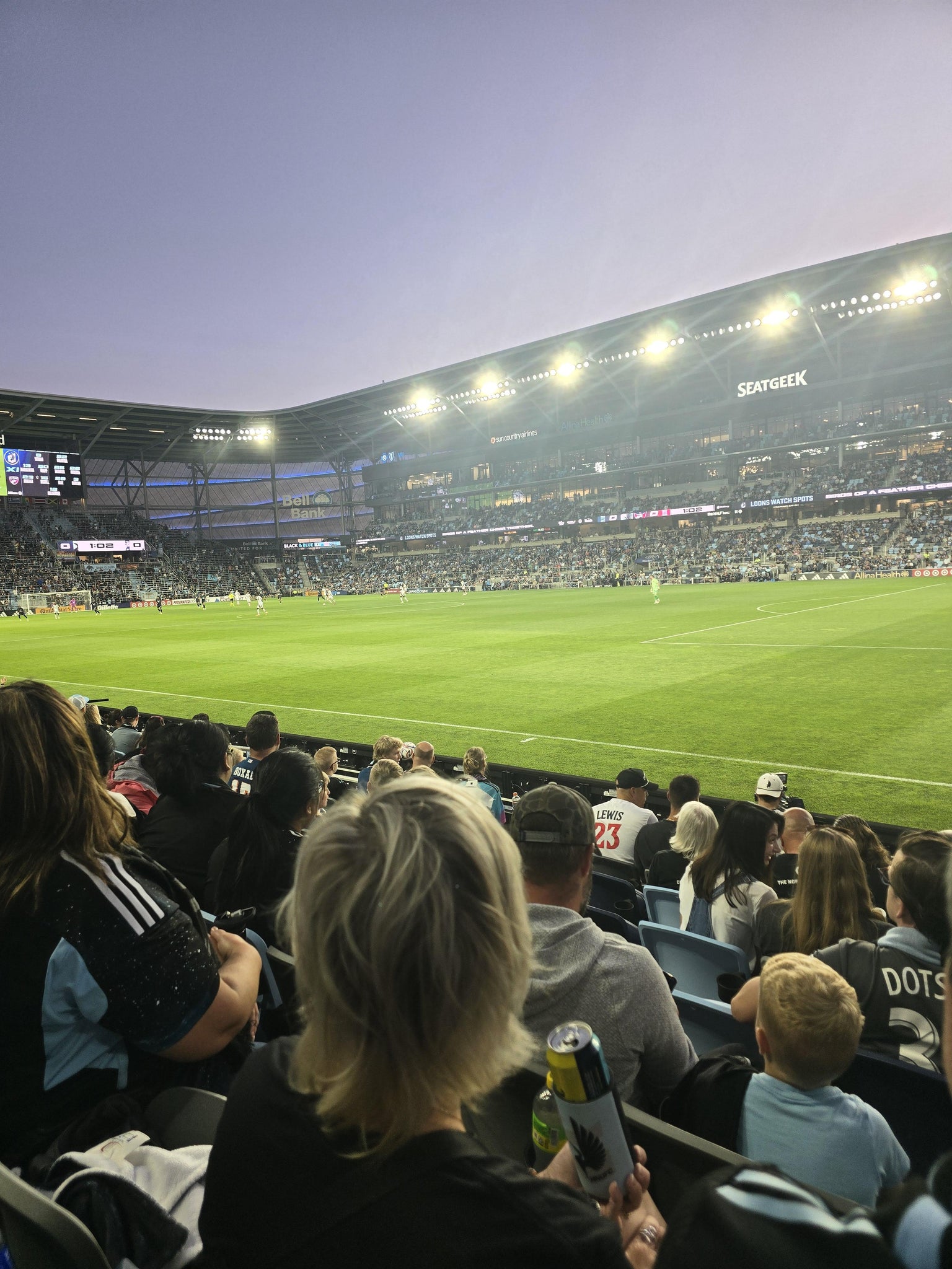 Real Fan View taken from Section 09 at Allianz Field by Brandon H
