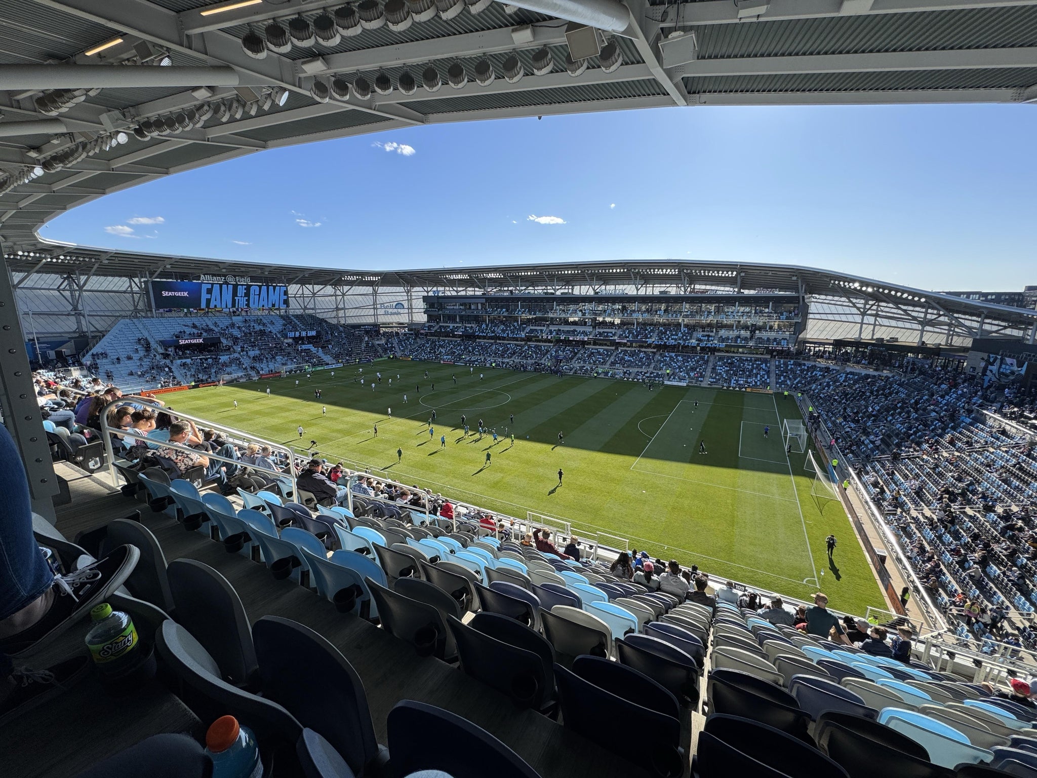 Real Fan View taken from Section 109 at Allianz Field by Benjamin R