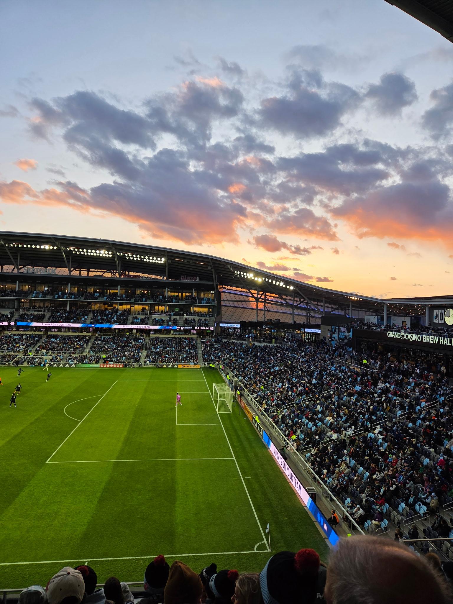 Real Fan View taken from Section 109 at Allianz Field by Madison A