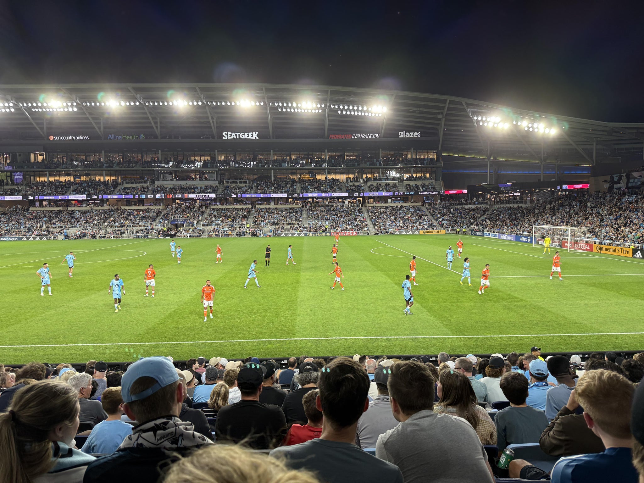 Real Fan View taken from Section 11 at Allianz Field by Elizabeth L