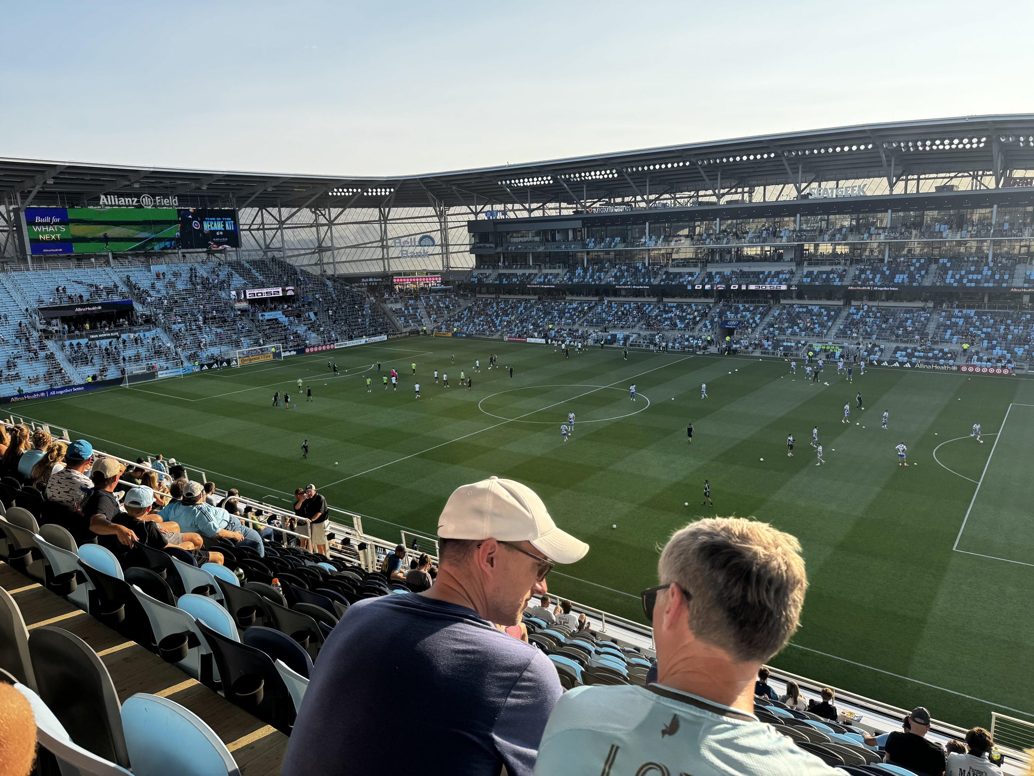 Vue réelle des fans prise de la Section 110 au site Allianz Field par Peter F